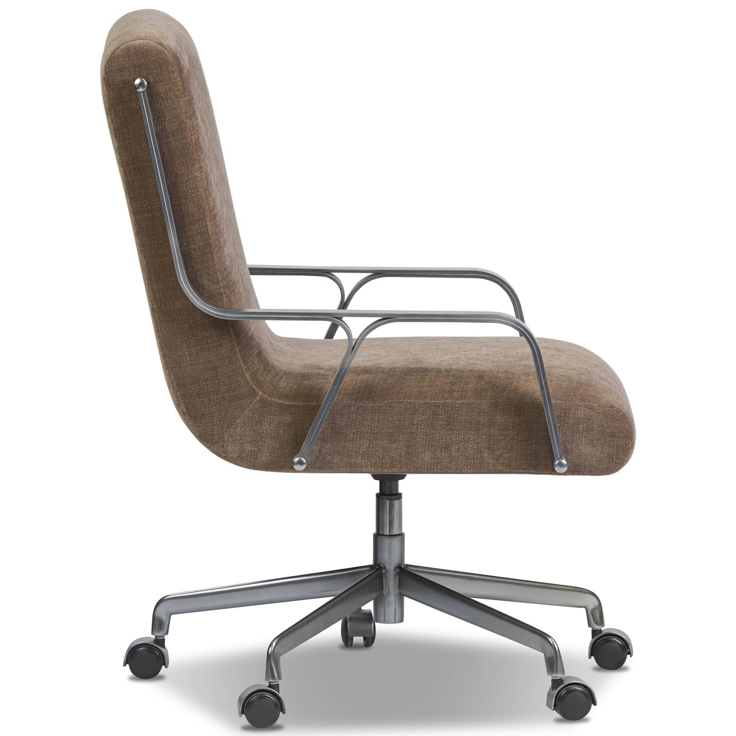 Lou Desk Chair, Altair Mushroom by Four Hands - Image 3