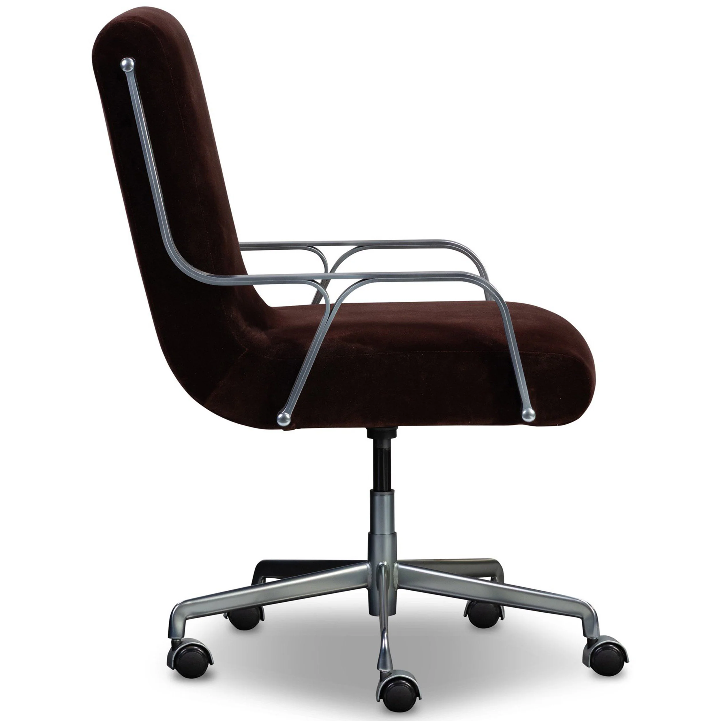 Lou Desk Chair, Surrey Plum by Four Hands - Image 3