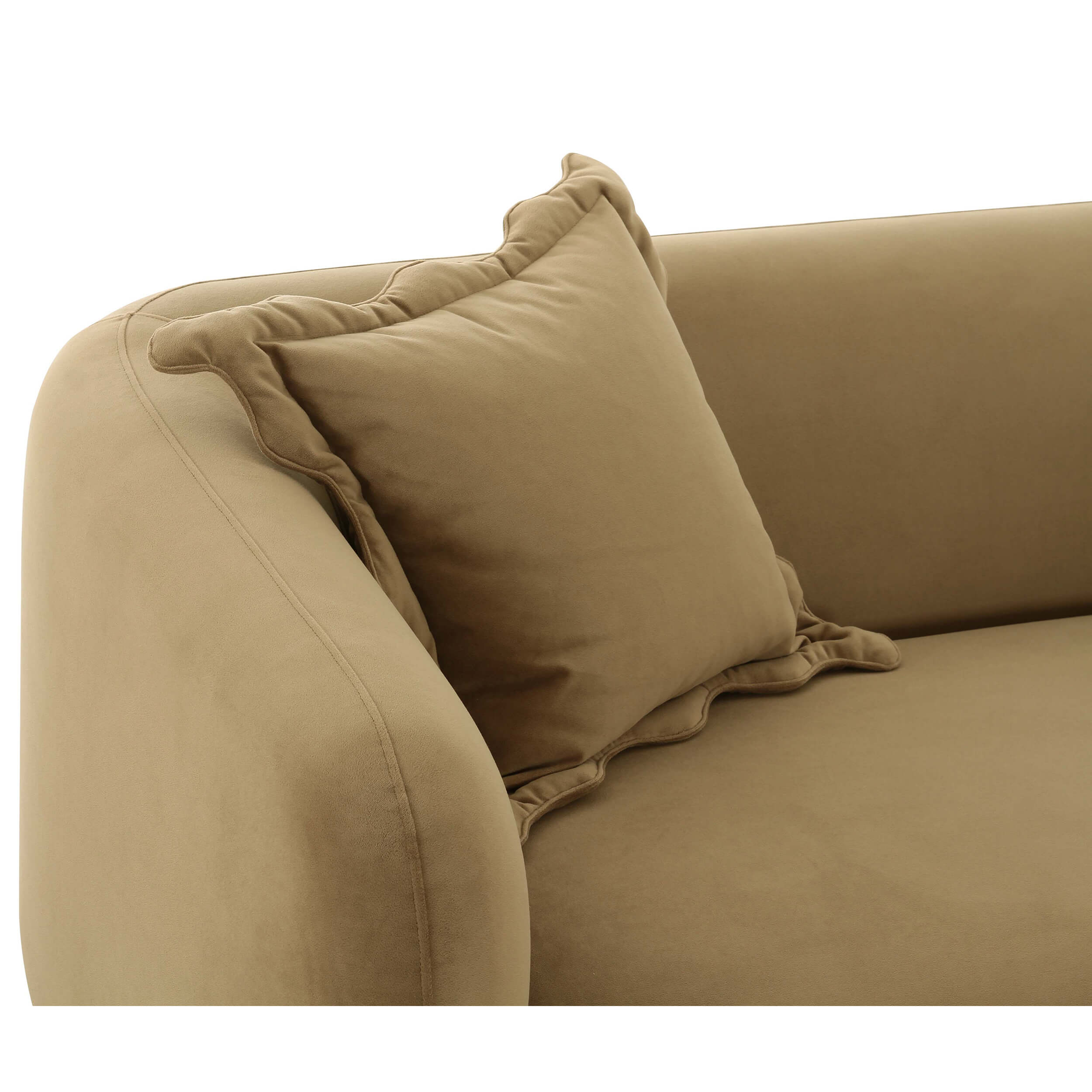 Lou Loveseat, Cafe Au Lait - Image 3