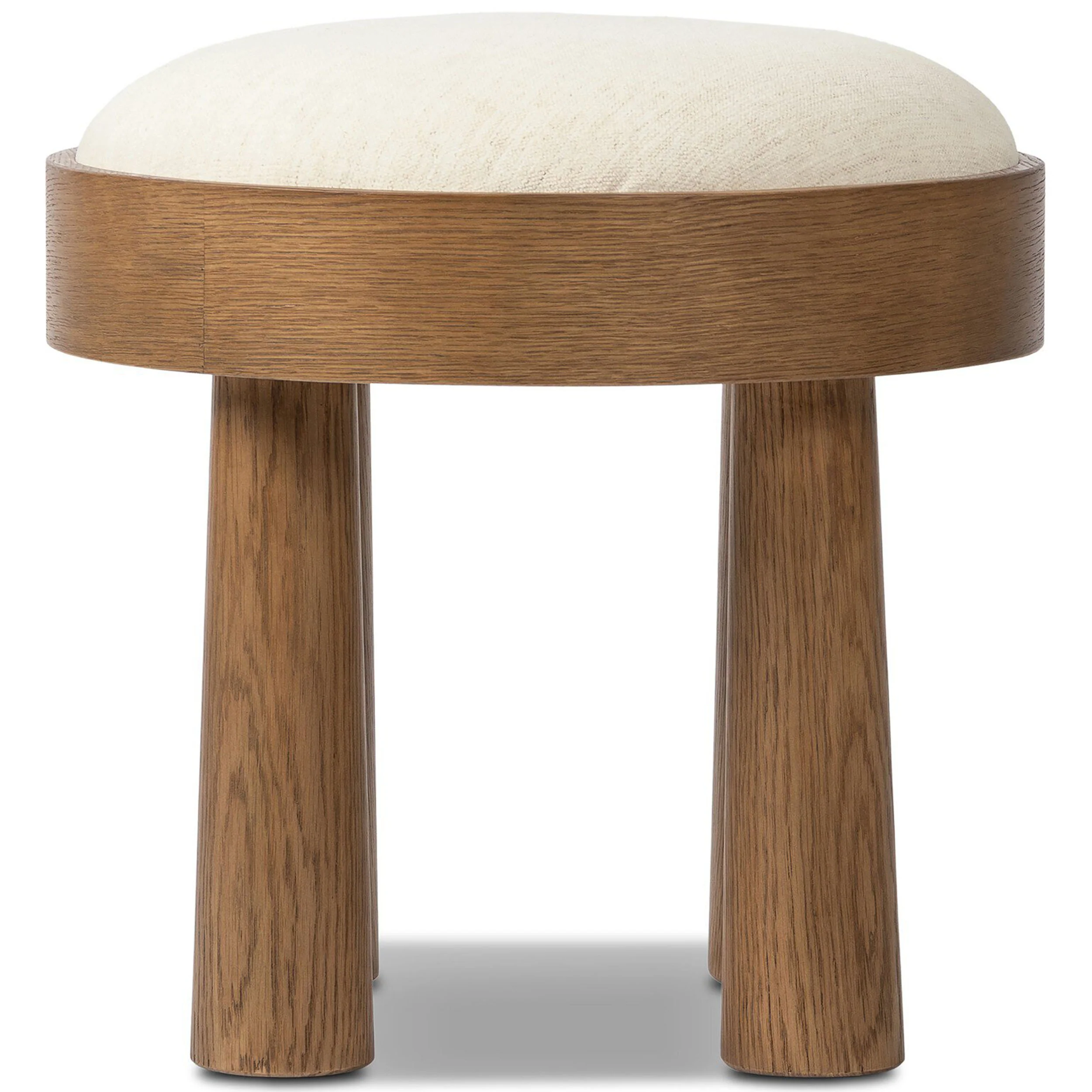 Louise Accent Stool, Nomad Snow by Four Hands - Image 2