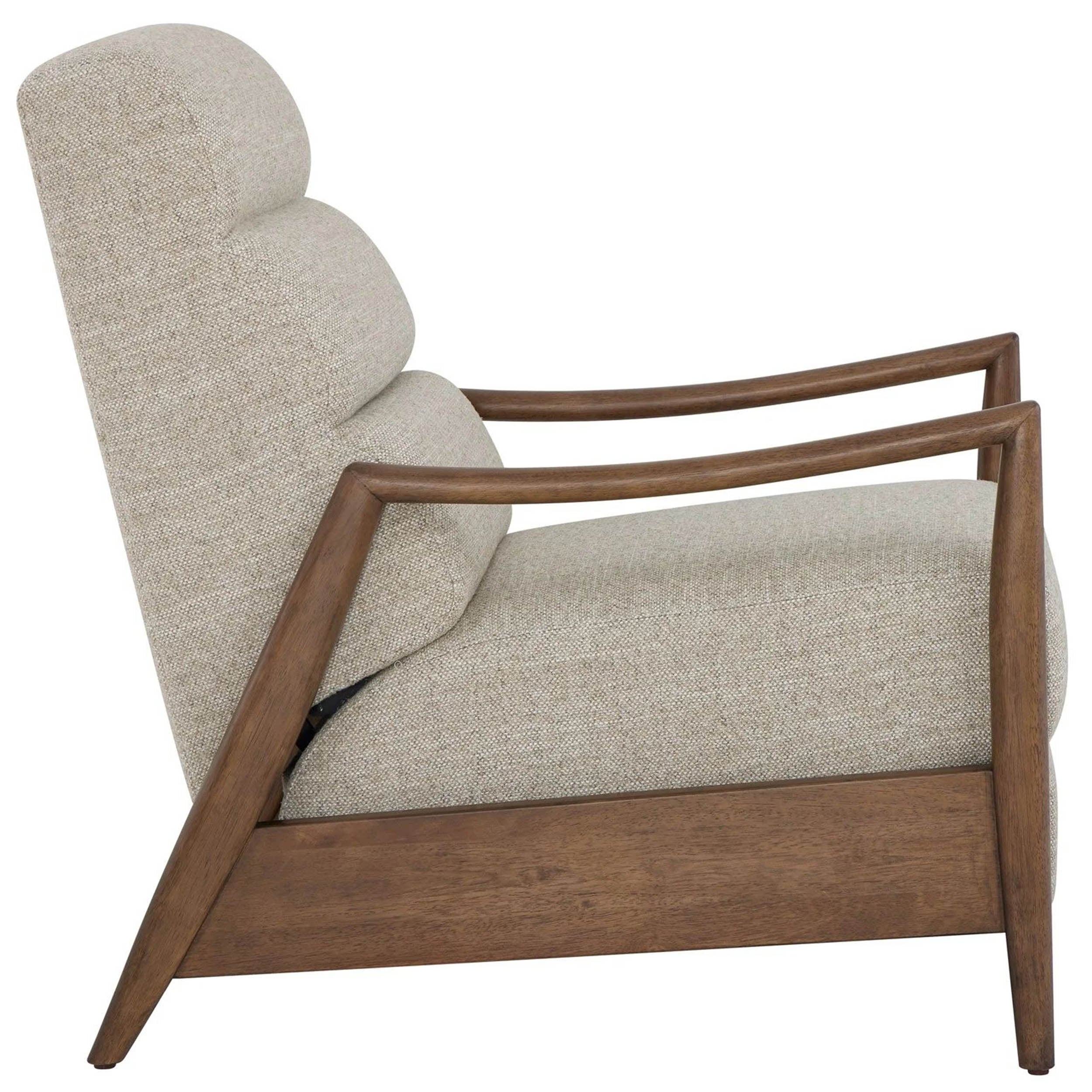 Lucca Recliner, Mykal Sandstone - Image 3