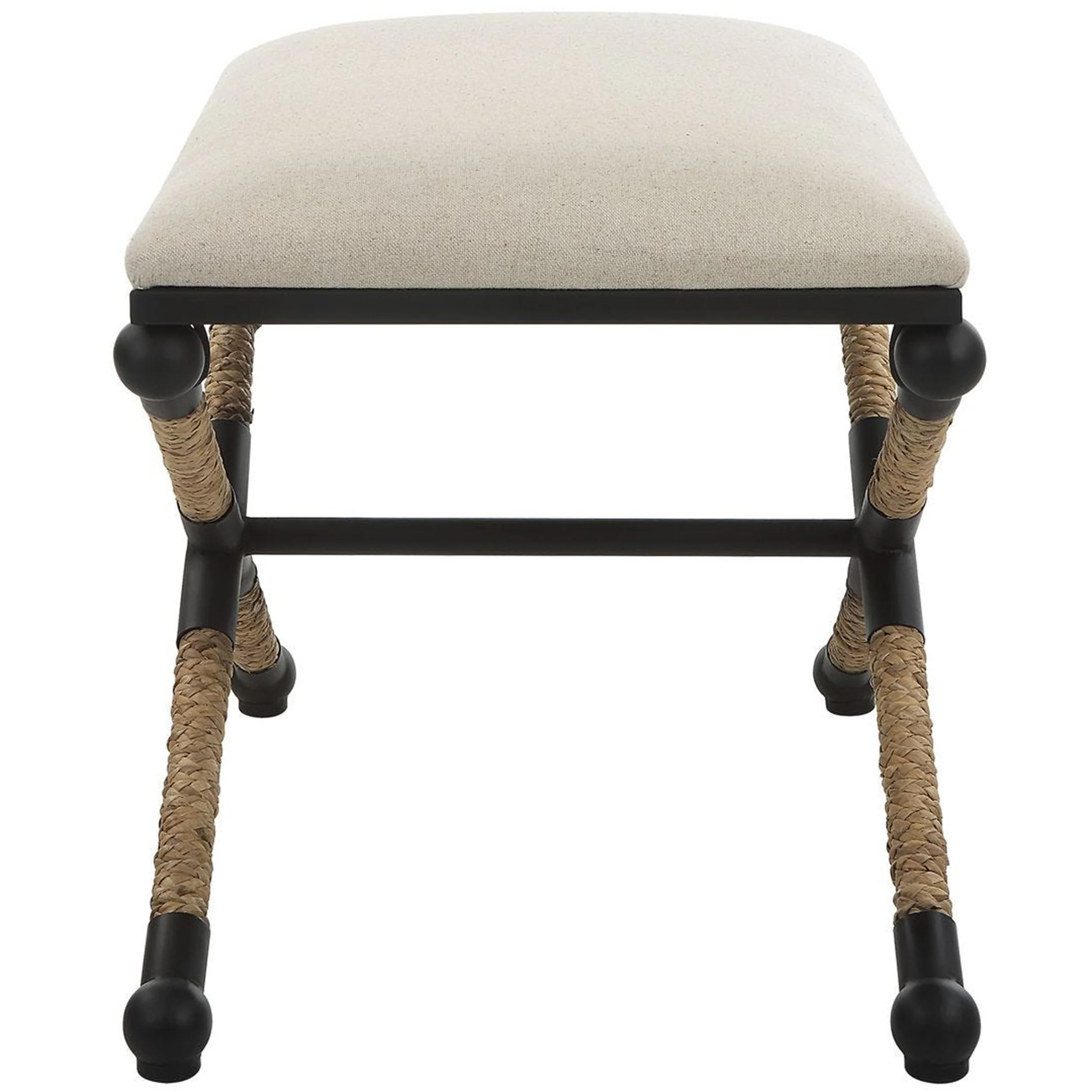 Lucian Accent Stool, Beige - Image 3