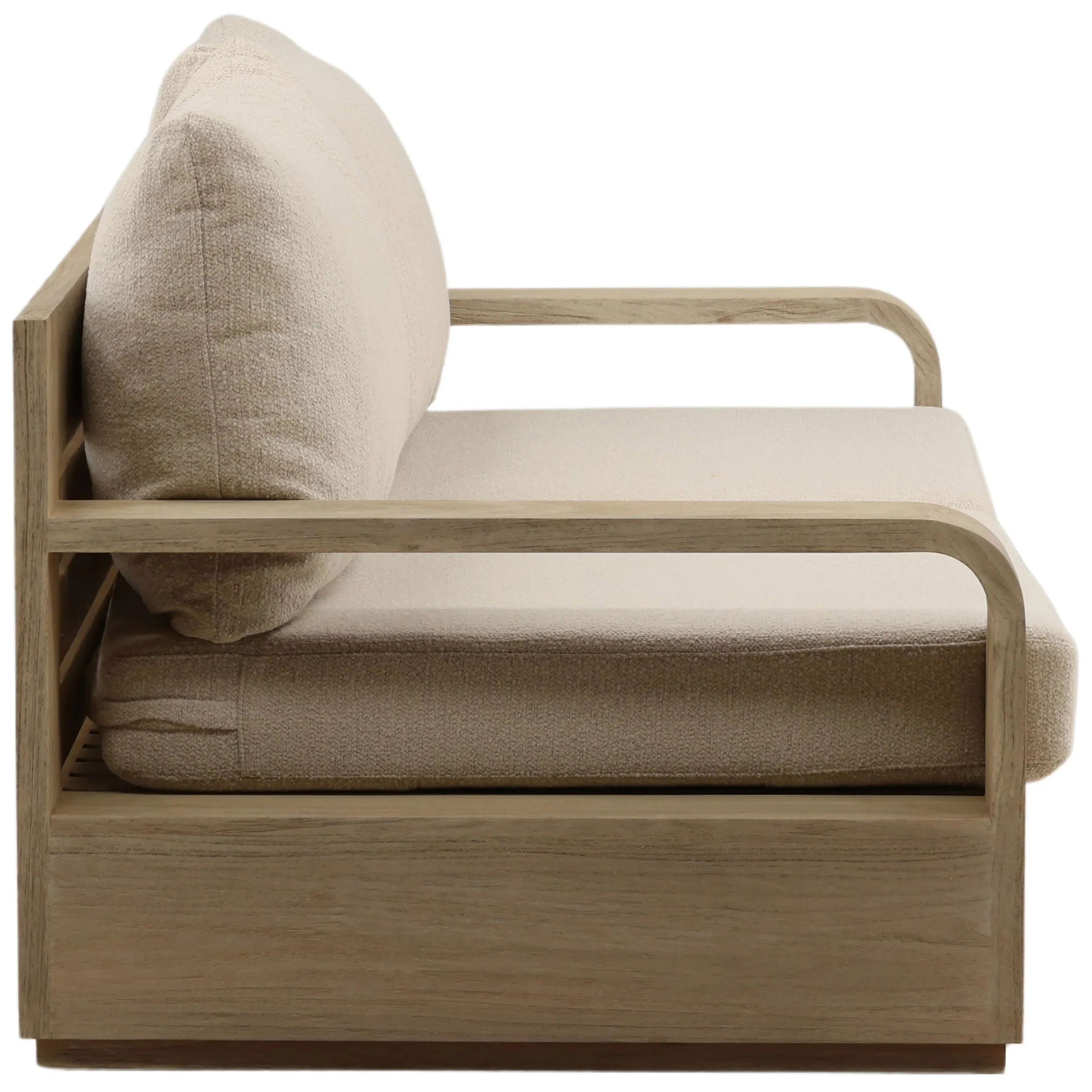 Lucrecia Outdoor Sofa, Grey - Image 3