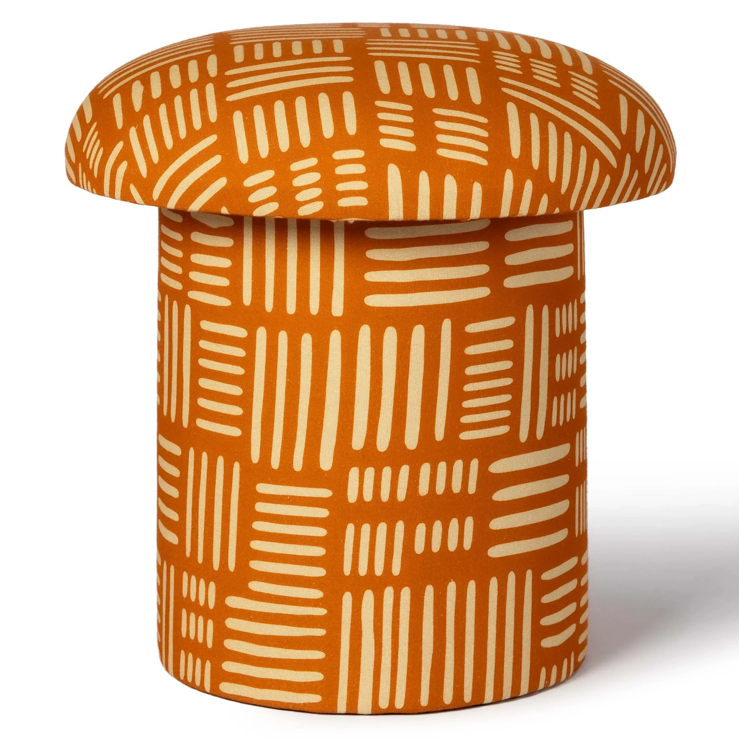 Lucy Mushroom Stool, Rust Orange - Image 2
