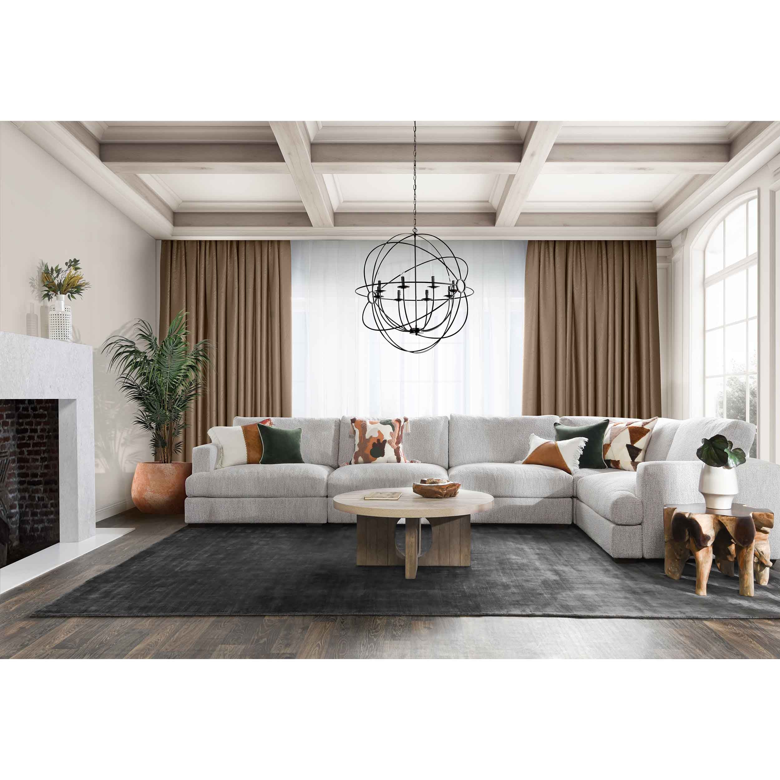 Ludwig Sectional, Ivory - Image 7