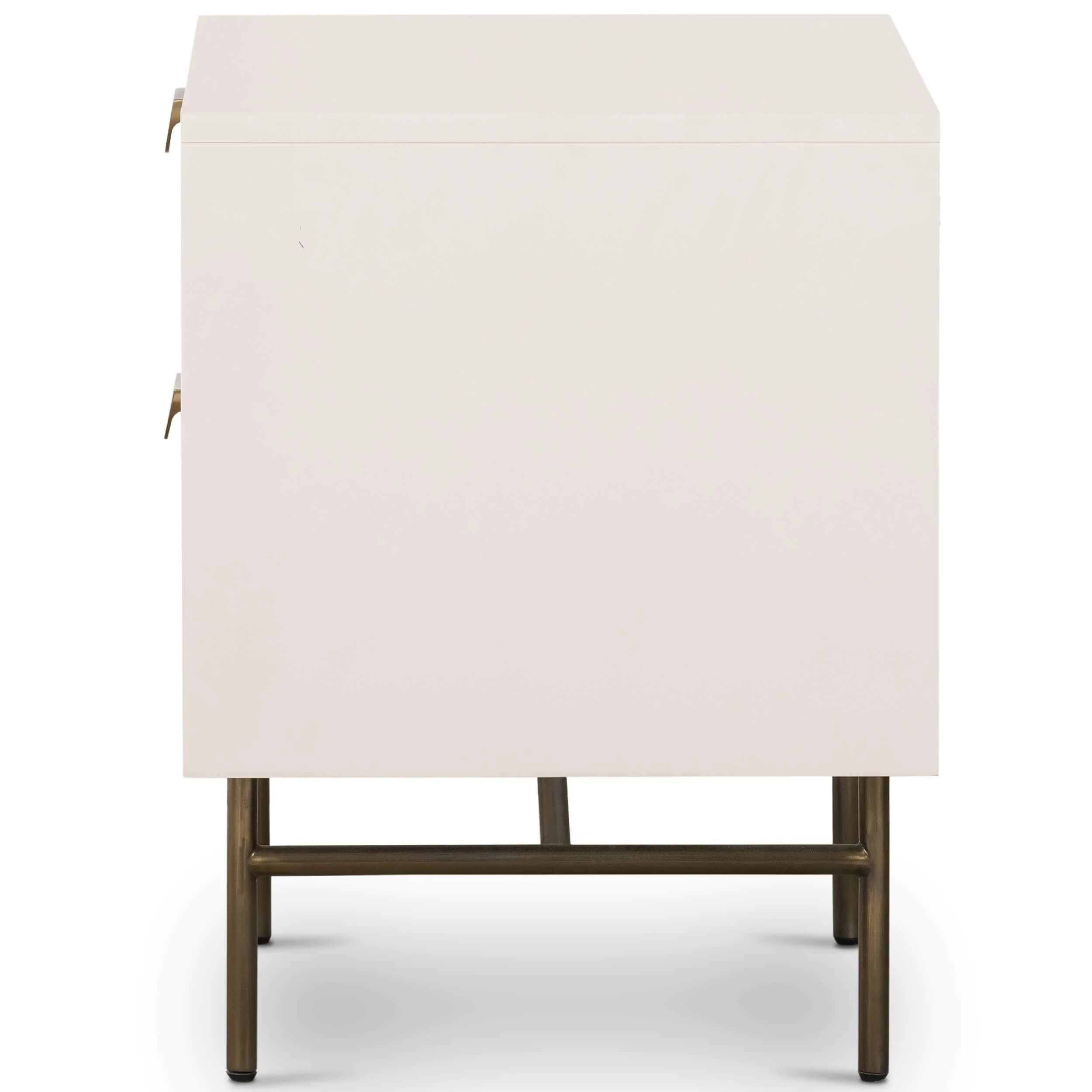 Luella Nightstand, Matte Alabaster by Four Hands - Image 5