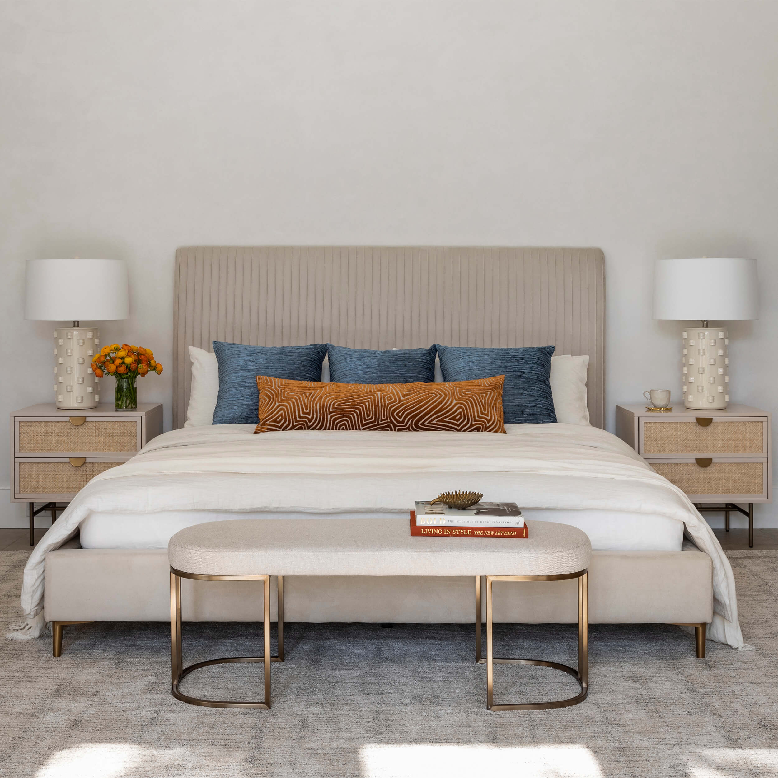 Luella Nightstand, Matte Alabaster by Four Hands - Image 9