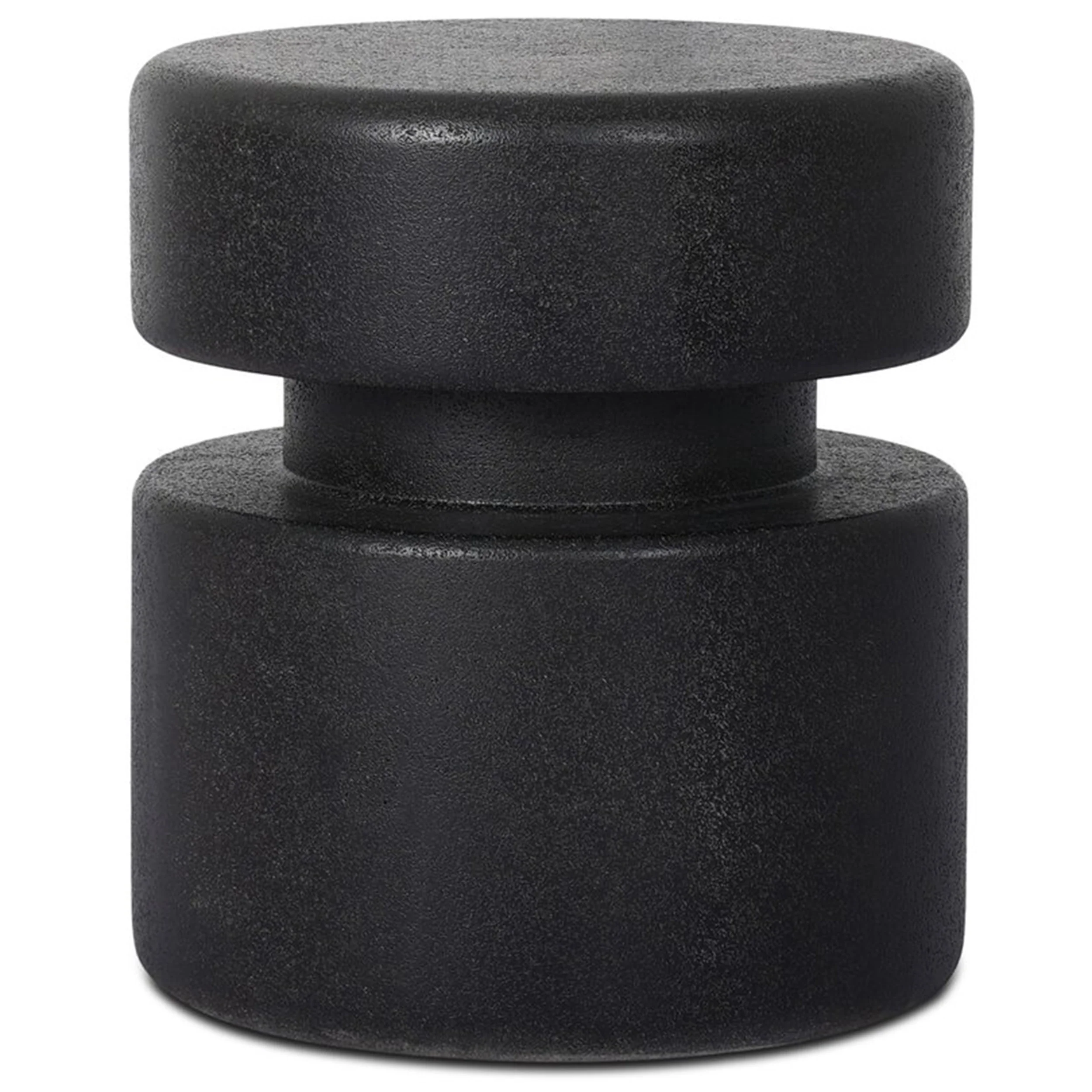 Luka End Table, Black by Four hands