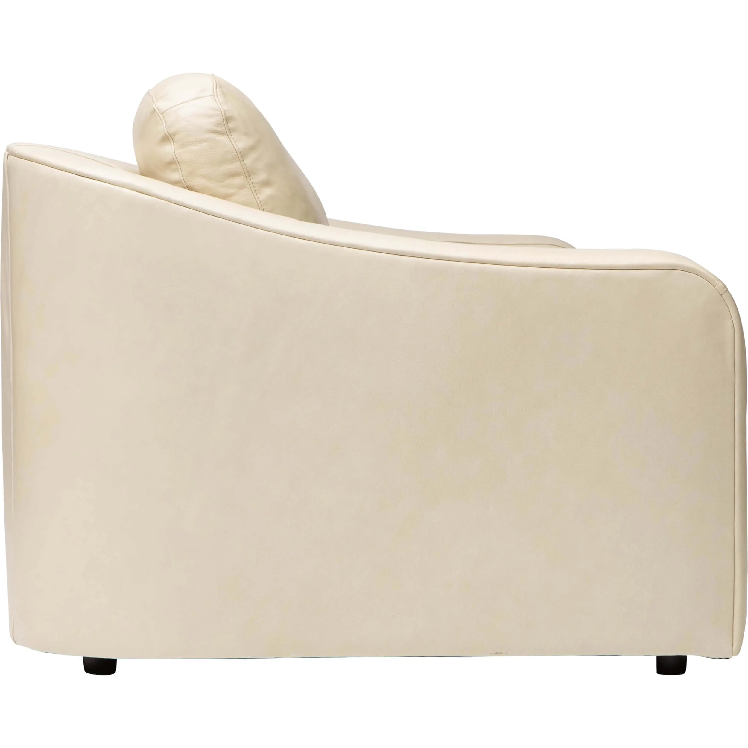 Luka Leather Sofa, Landry Ivory - Image 3