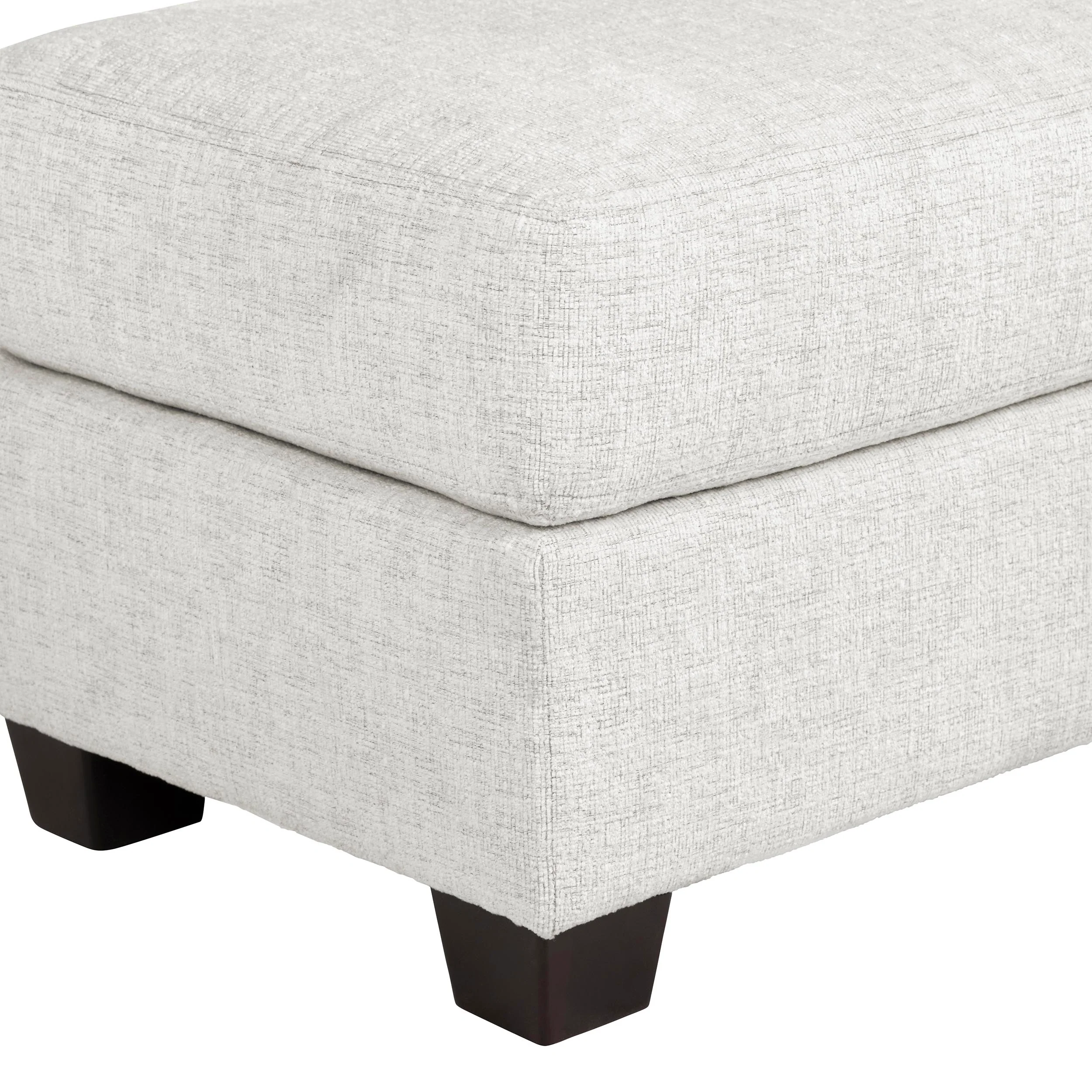 Luna Ottoman, White - Image 3