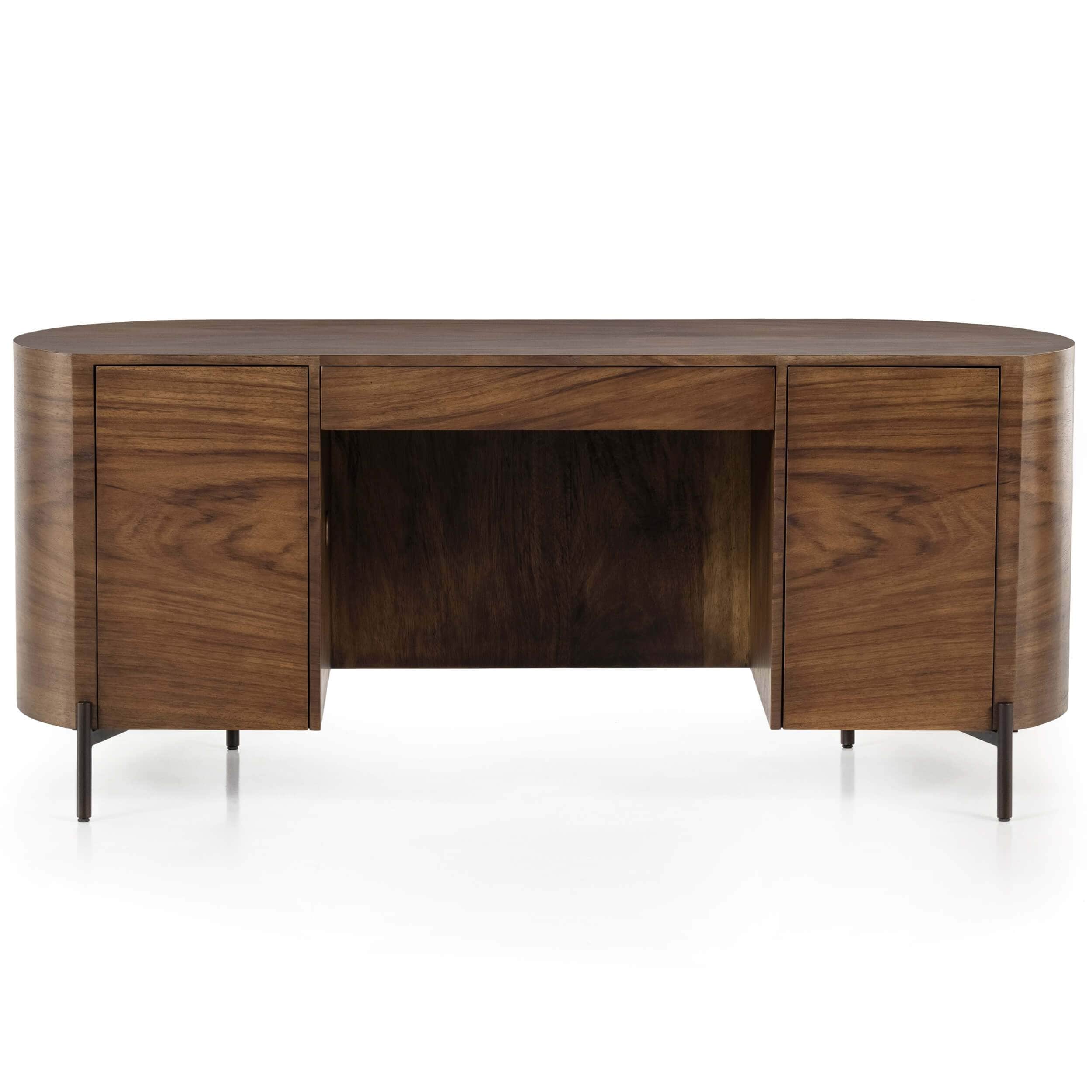 Lunas Executive Desk, Caramel Guanacaste by Four Hands - Image 2