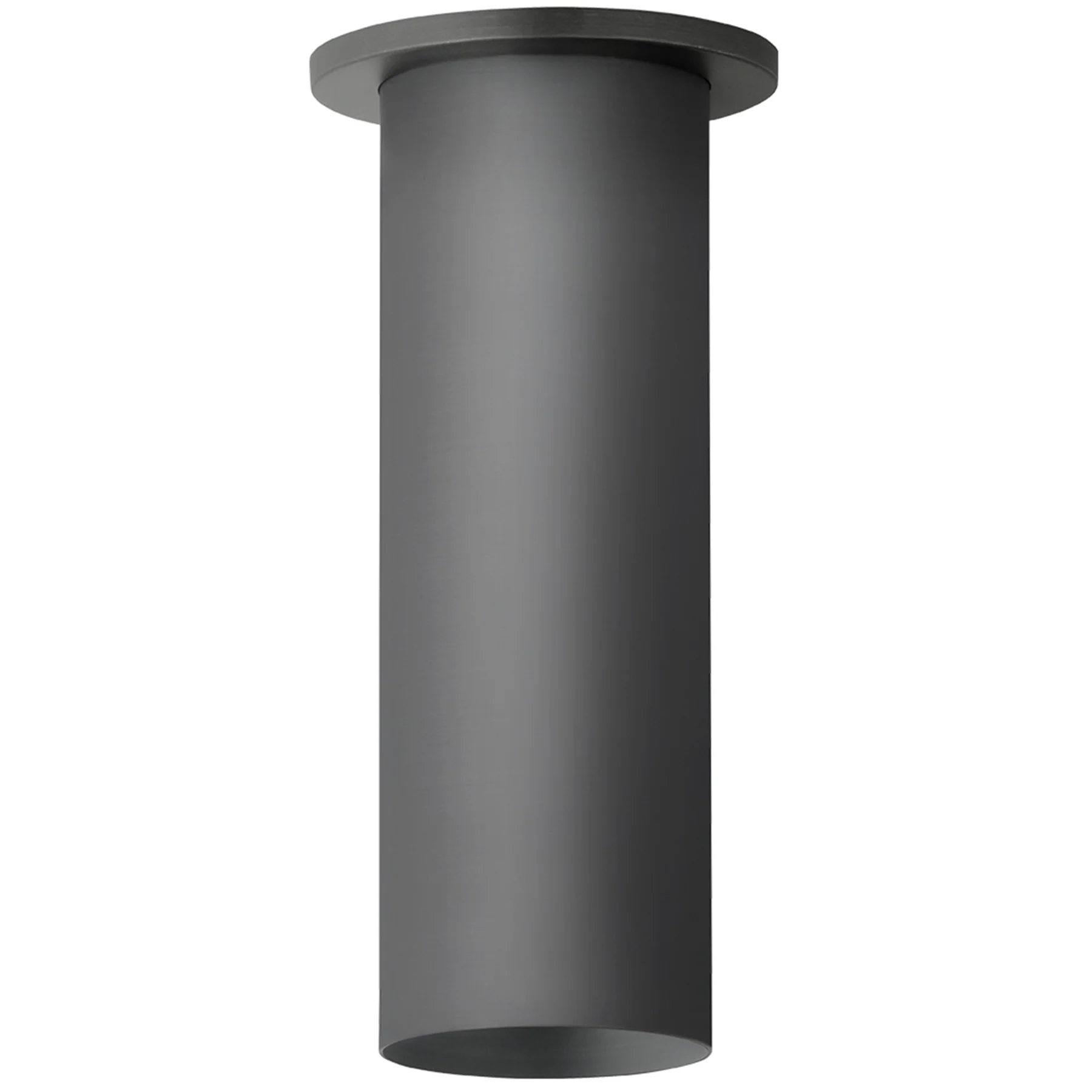 Luxe Cylinder Flush Mount, Matte Black - Image 2