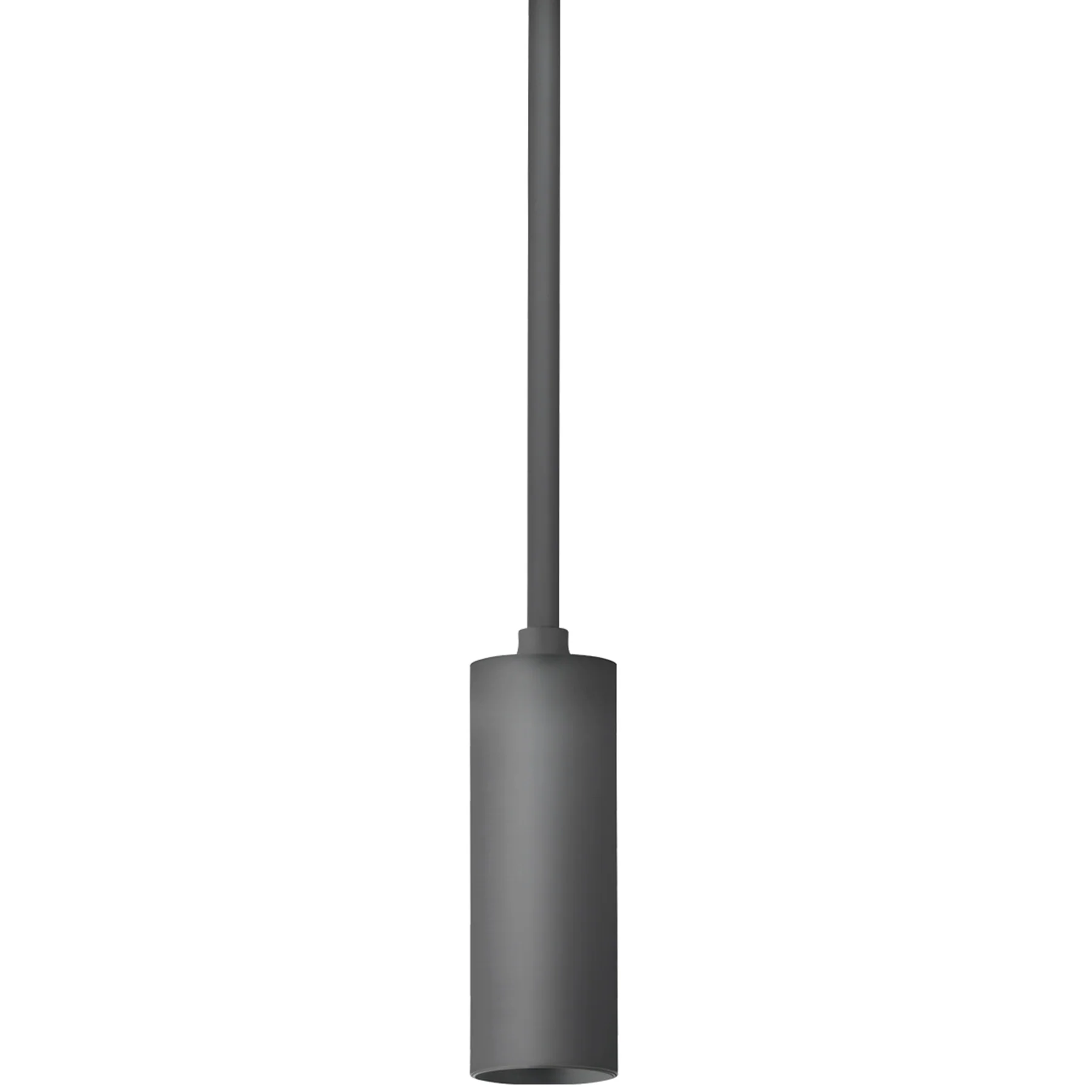 Luxe Cylinder Pendant, Matte Black