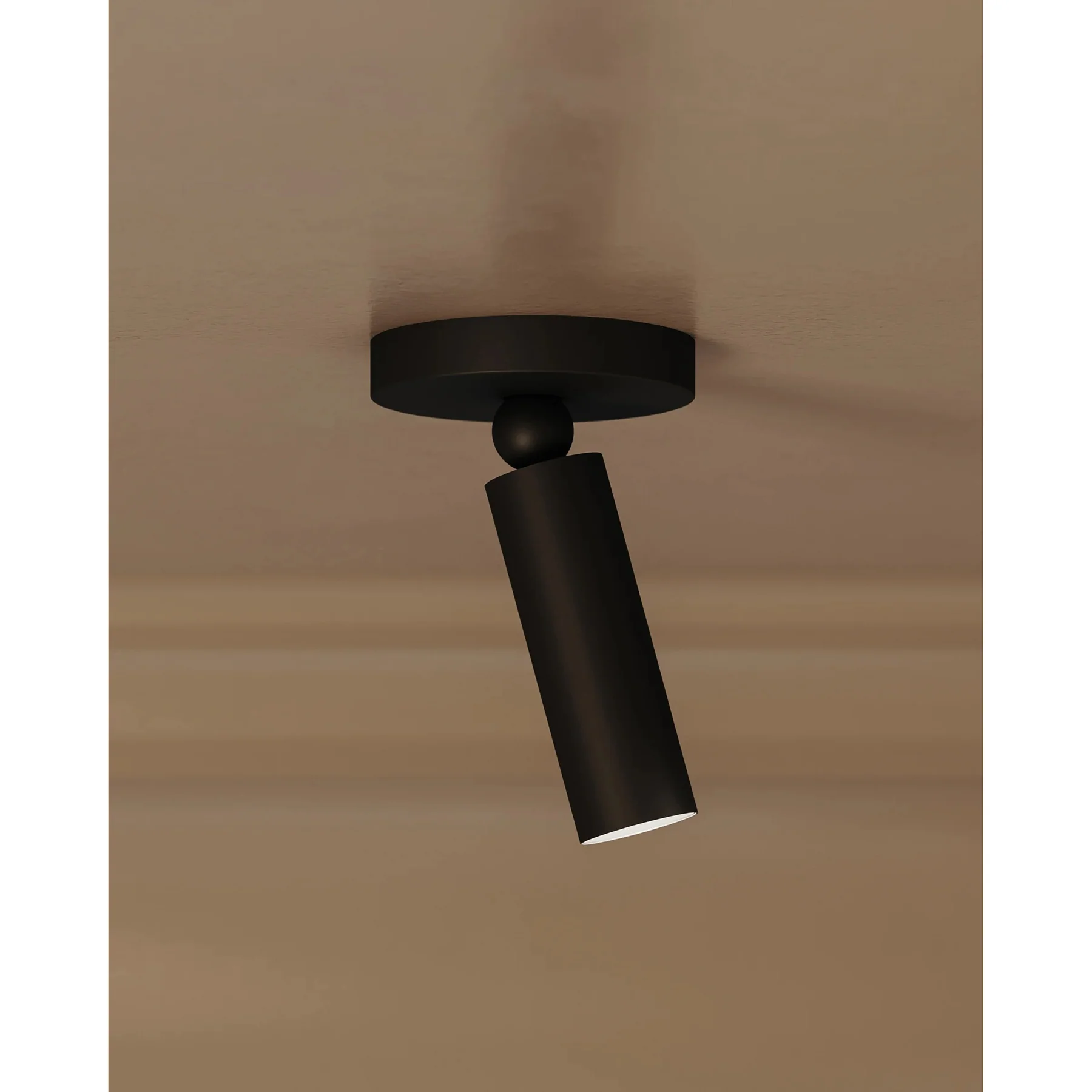 Luxe Pivot Flush Mount, Matte Black - Image 2