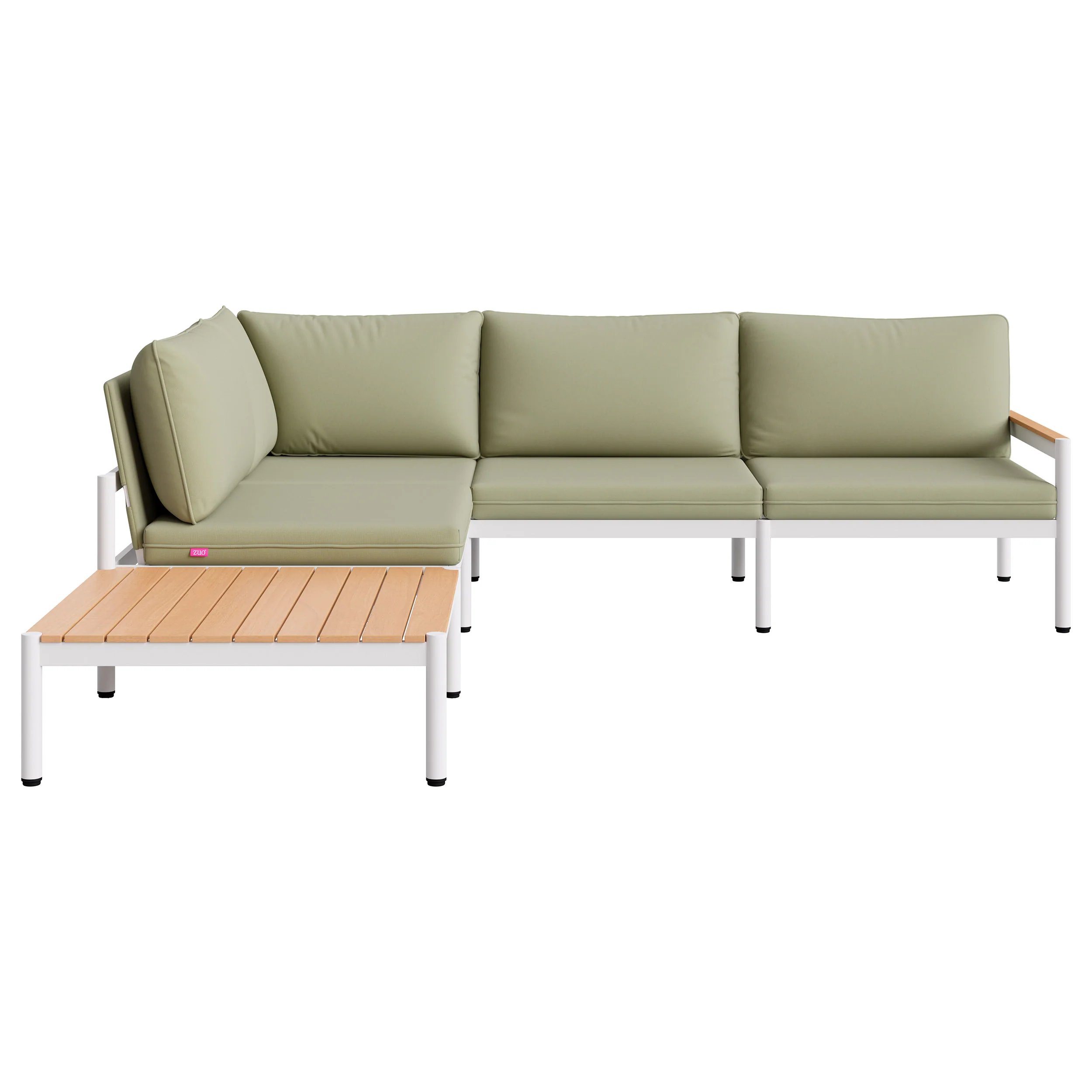 Lychee Sectional, Green - Image 3