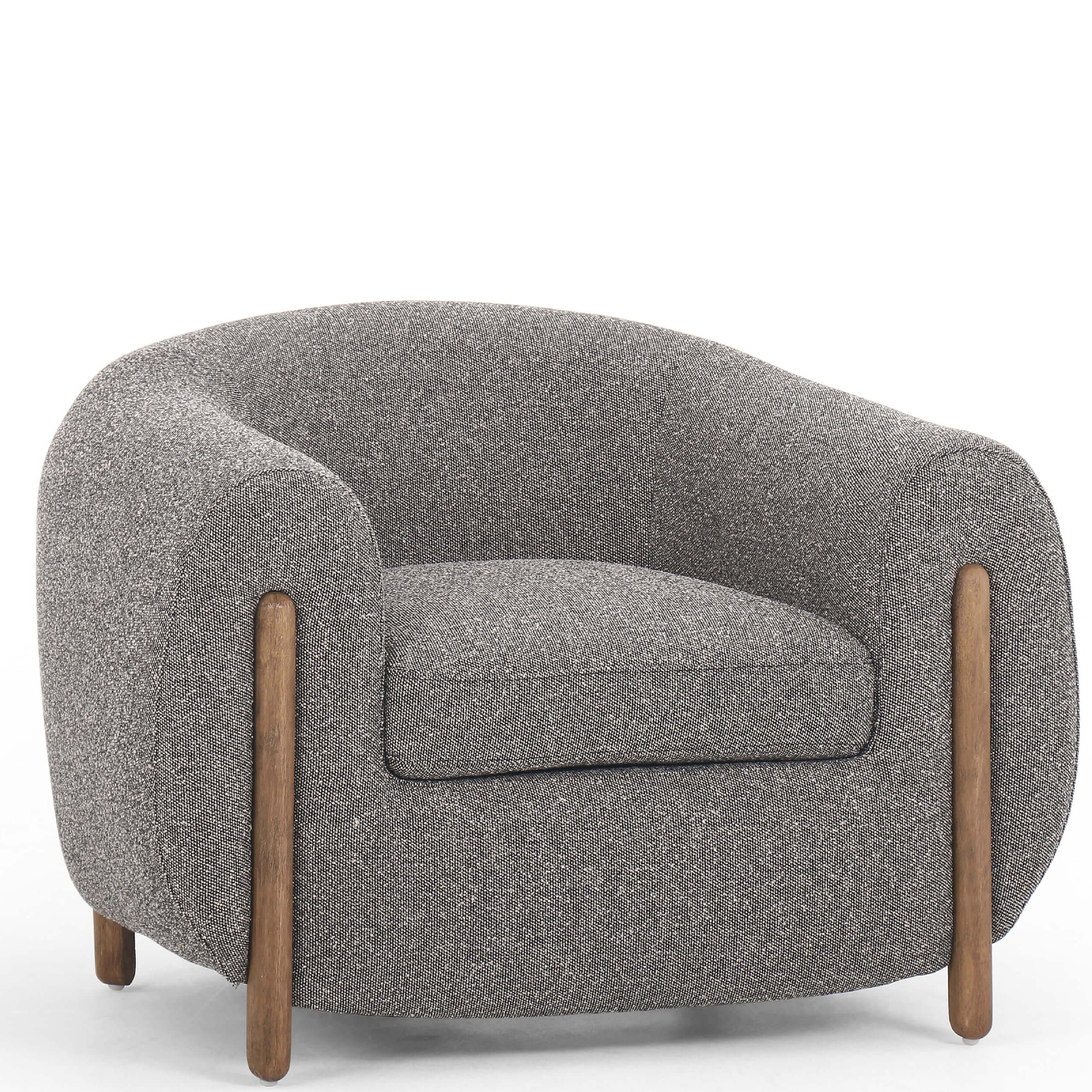 Lyla Chair, Capri Ebony by Four Hands
