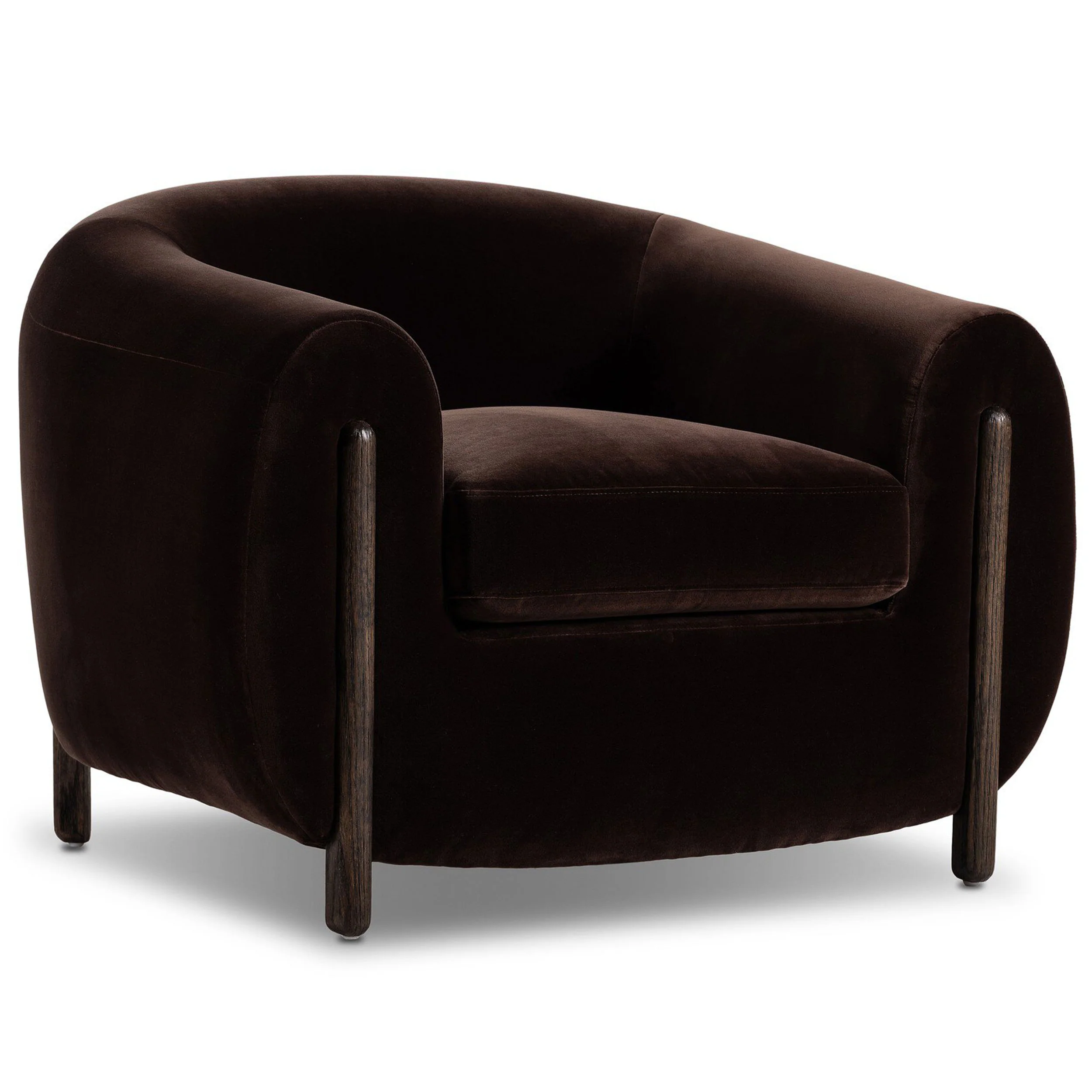 Lyla Chair, Surrey Cocoa by Four Hands