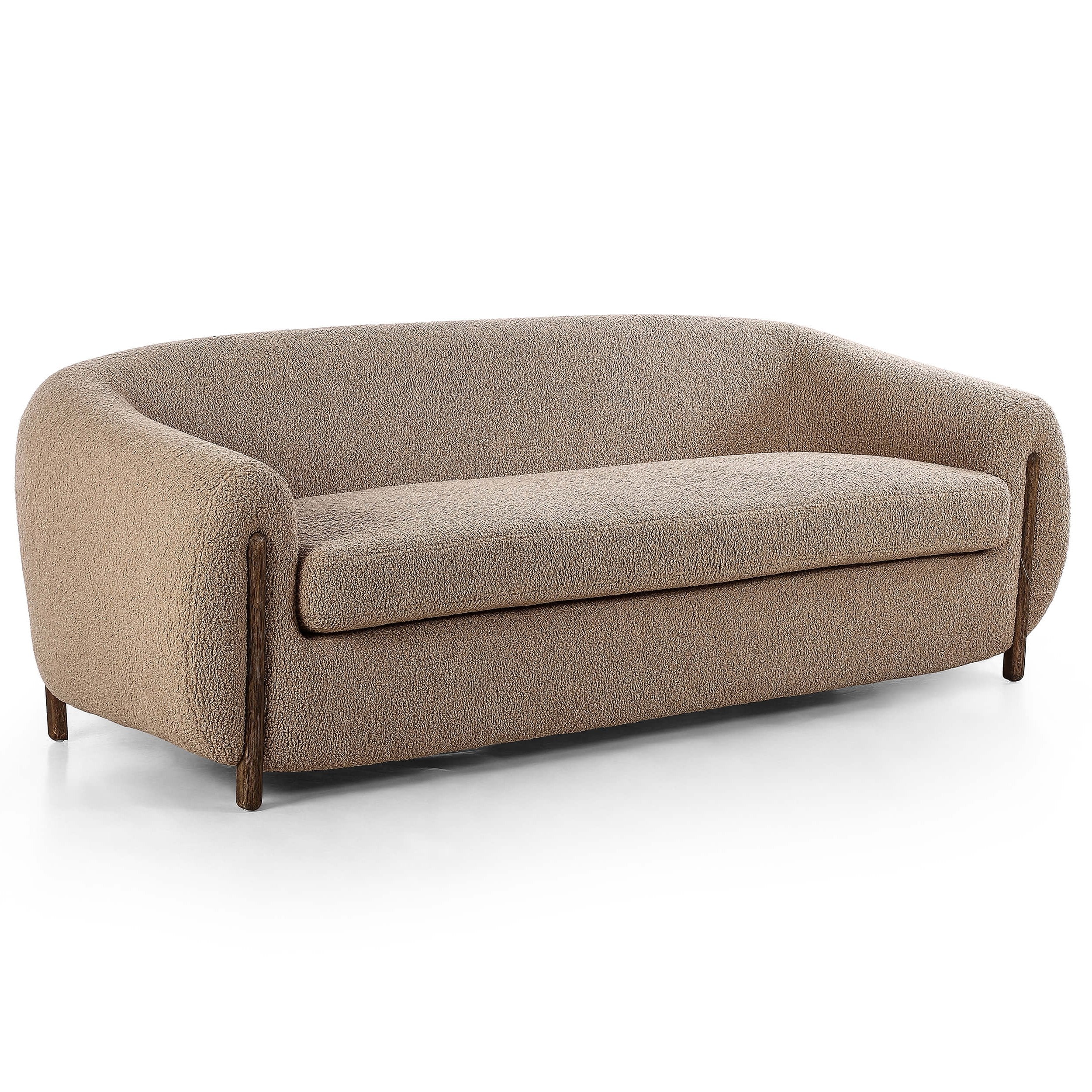 Lyla 86" Sofa, Sheepskin Camel by Four Hands - Image 2