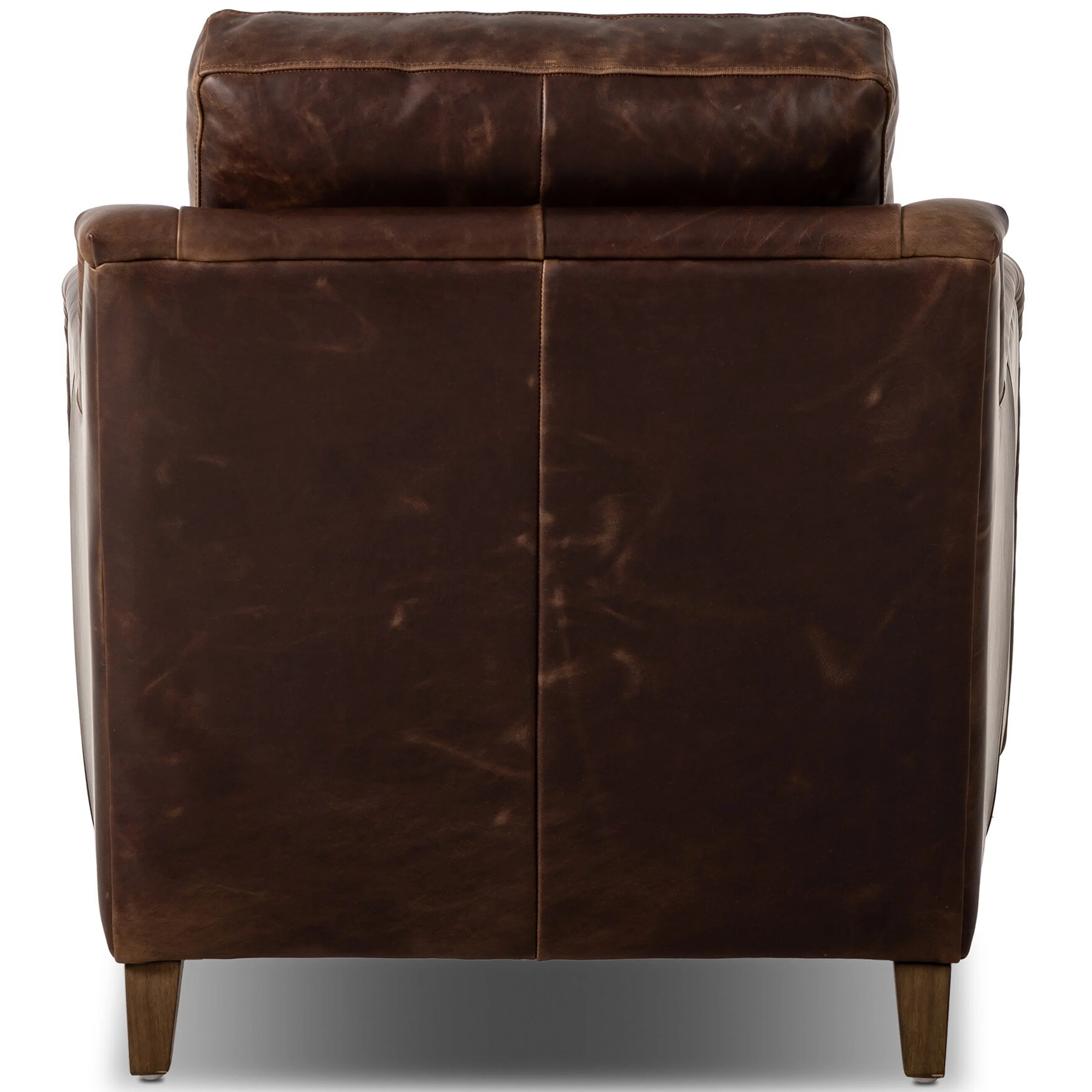 Lynne Leather Chair, Raleigh Cigar by Amber Lewis x Four Hands - Image 4