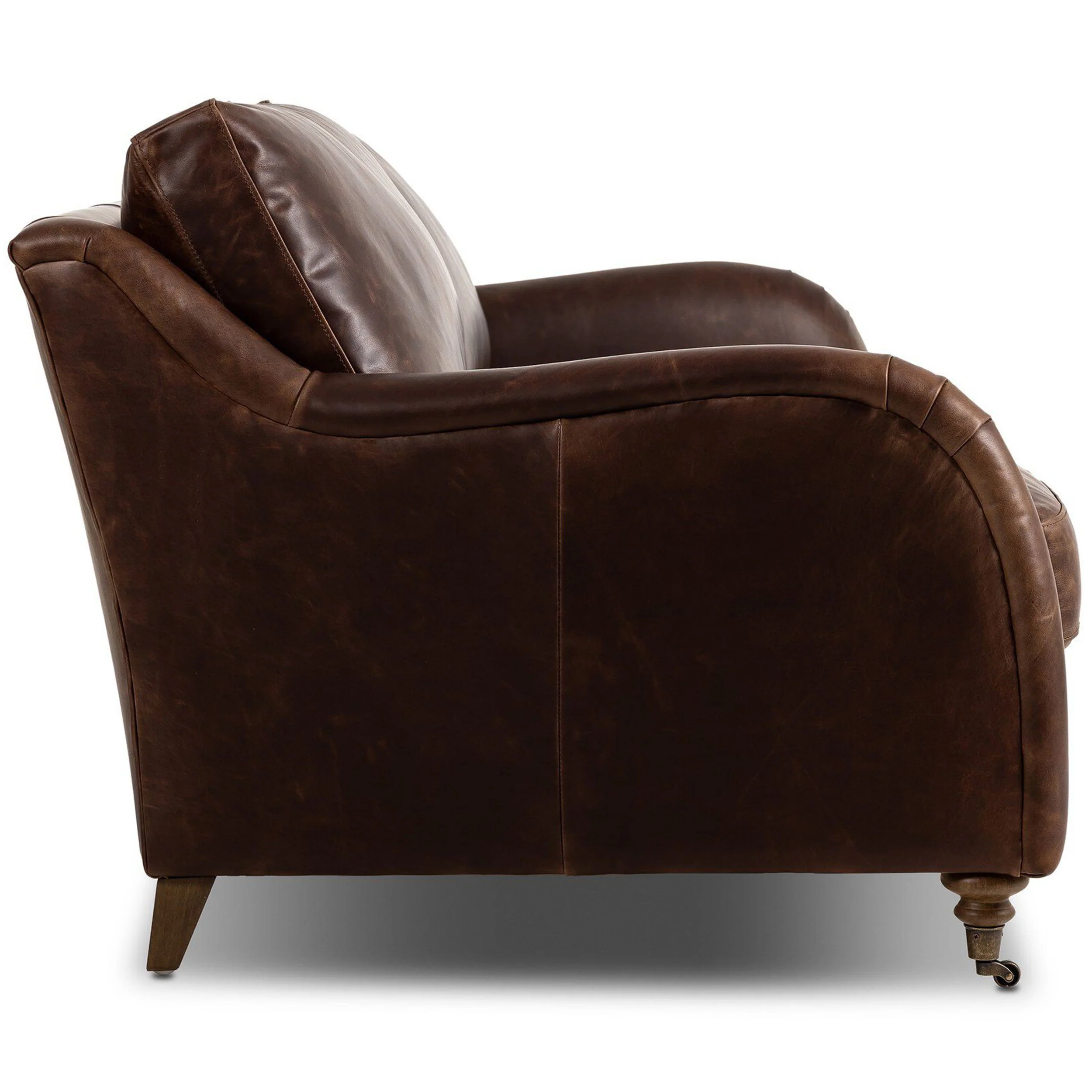 Lynne Leather Sofa, Raleigh Cigar by Amber Lewis x Four Hands - Image 3