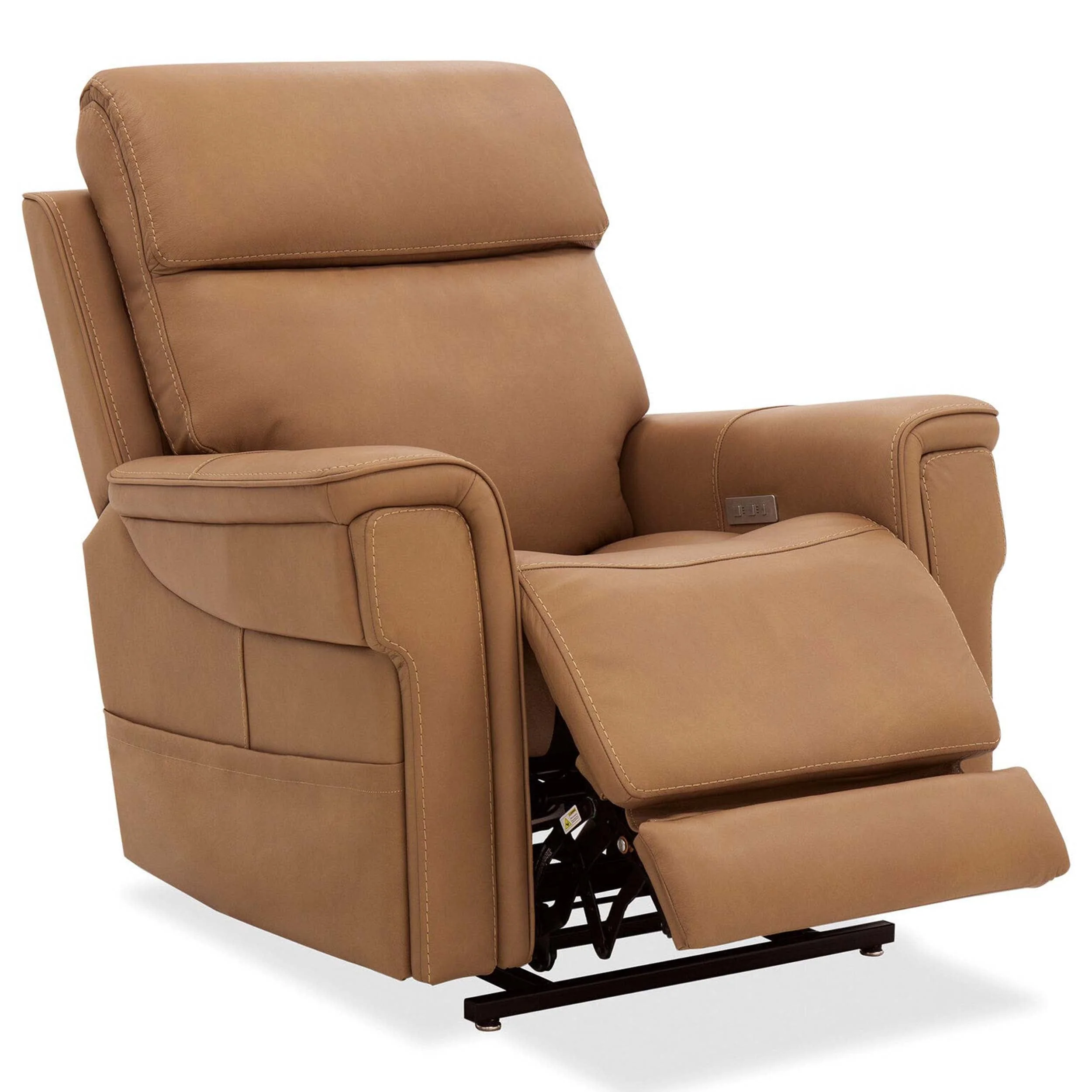 Lyra Leather Lift Chair with Power Recline, Sahara Havana - Image 5