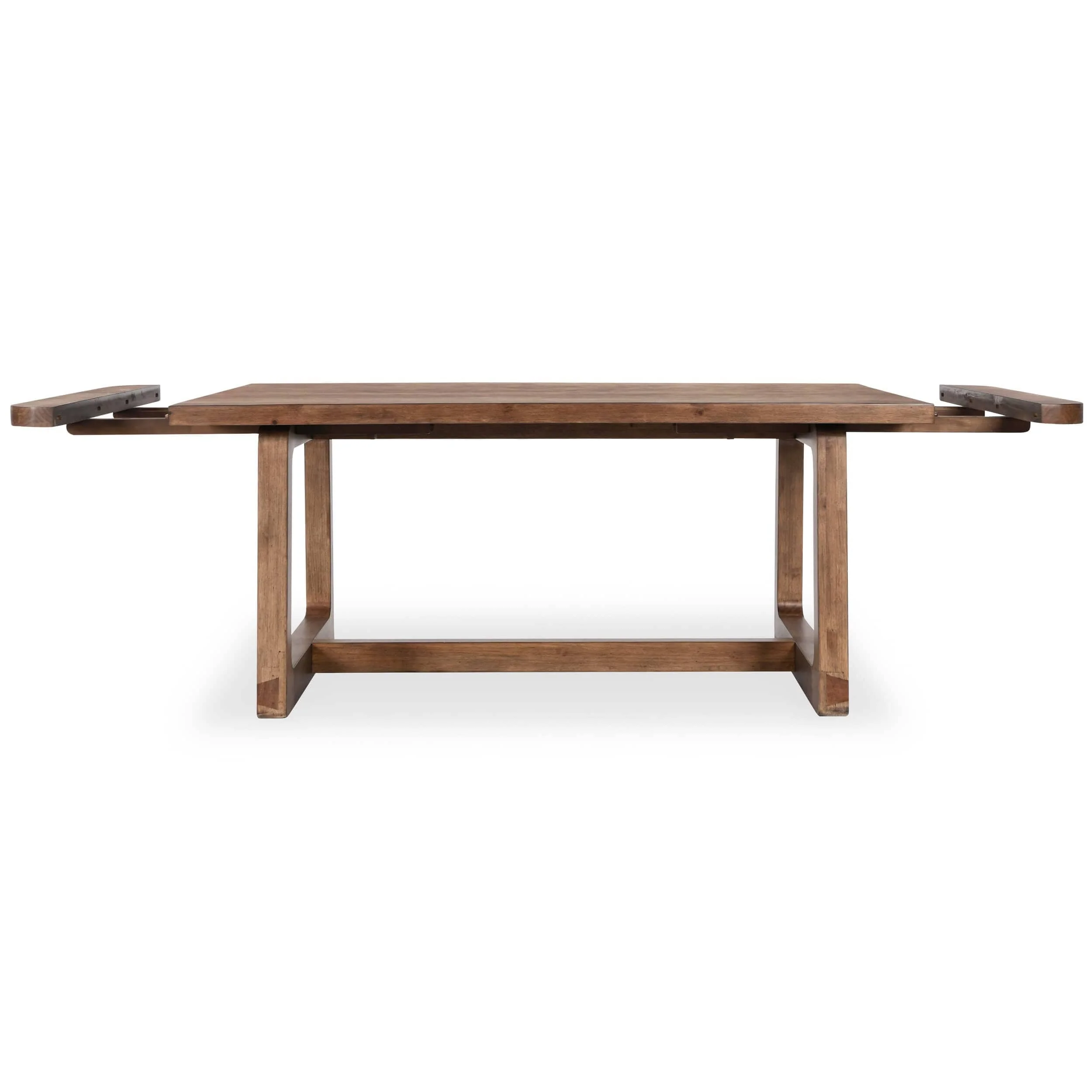 Lyra Rectangular Extension Dining Table, Smoke Brown - Image 5