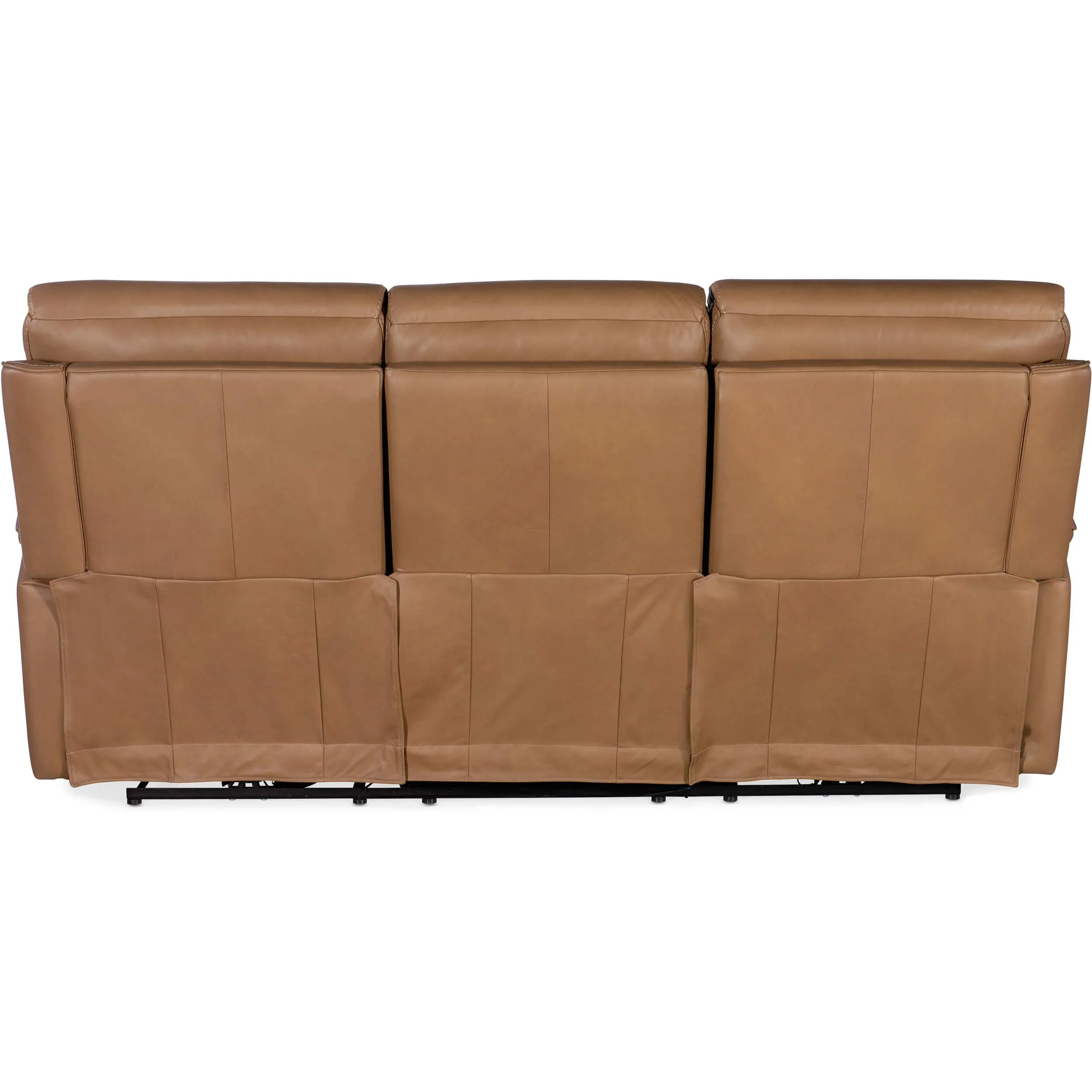 Lyra Zero Gravity Power Leather Sofa, Sahara Sandalwood - Image 3