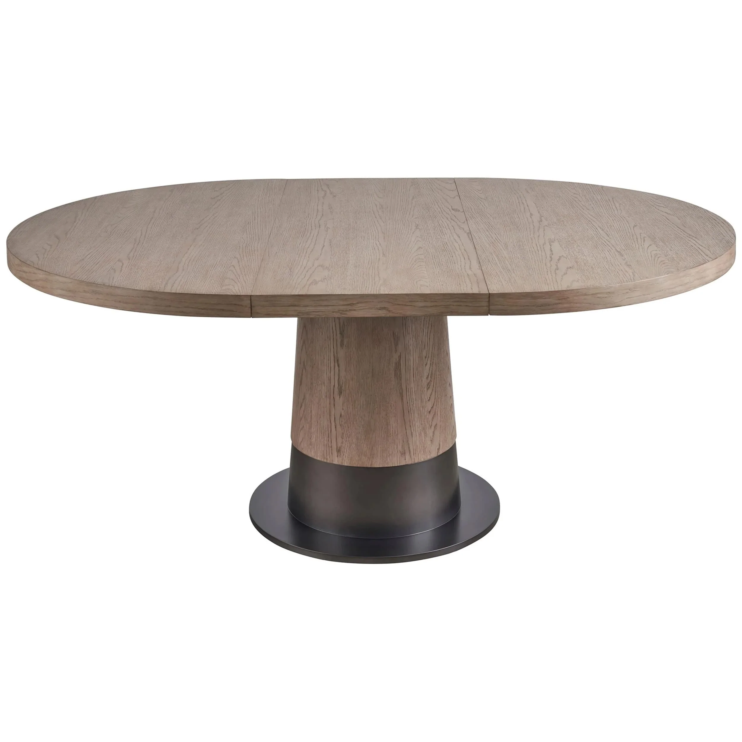 Solara Round Dining Table, Gray Oak - Image 2