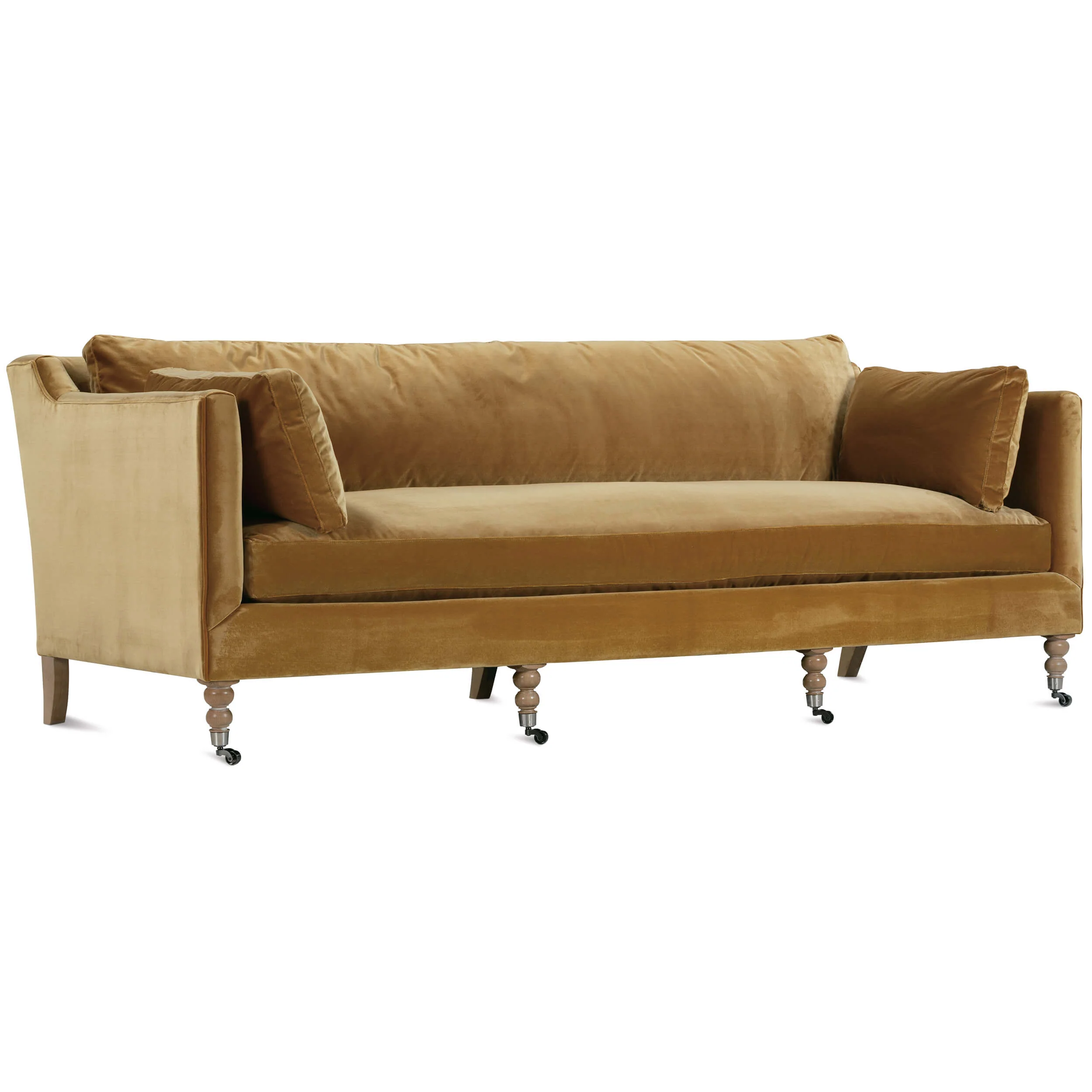 Madeline QS Sofa, Antiqued Amber - Image 2