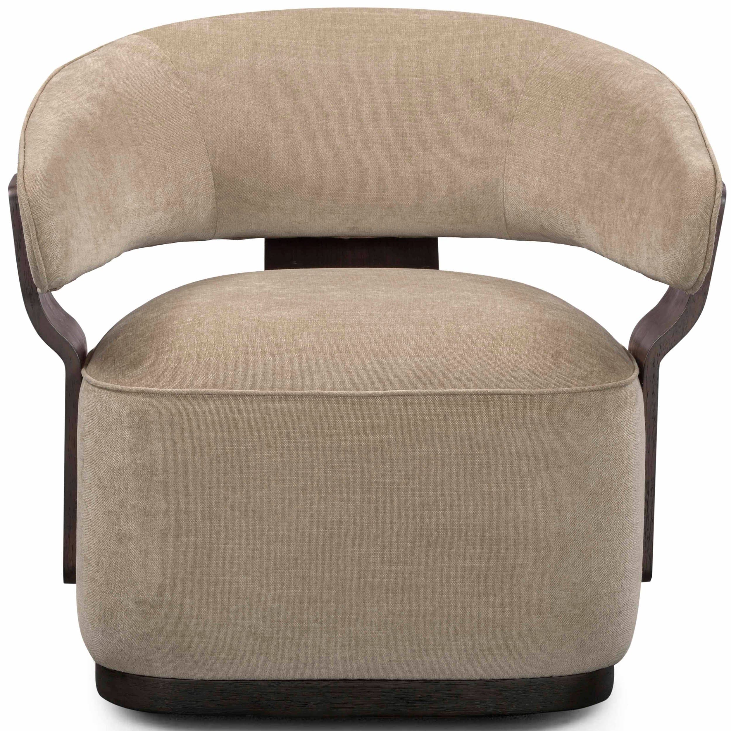Madison Swivel Chair, Stone - Image 2