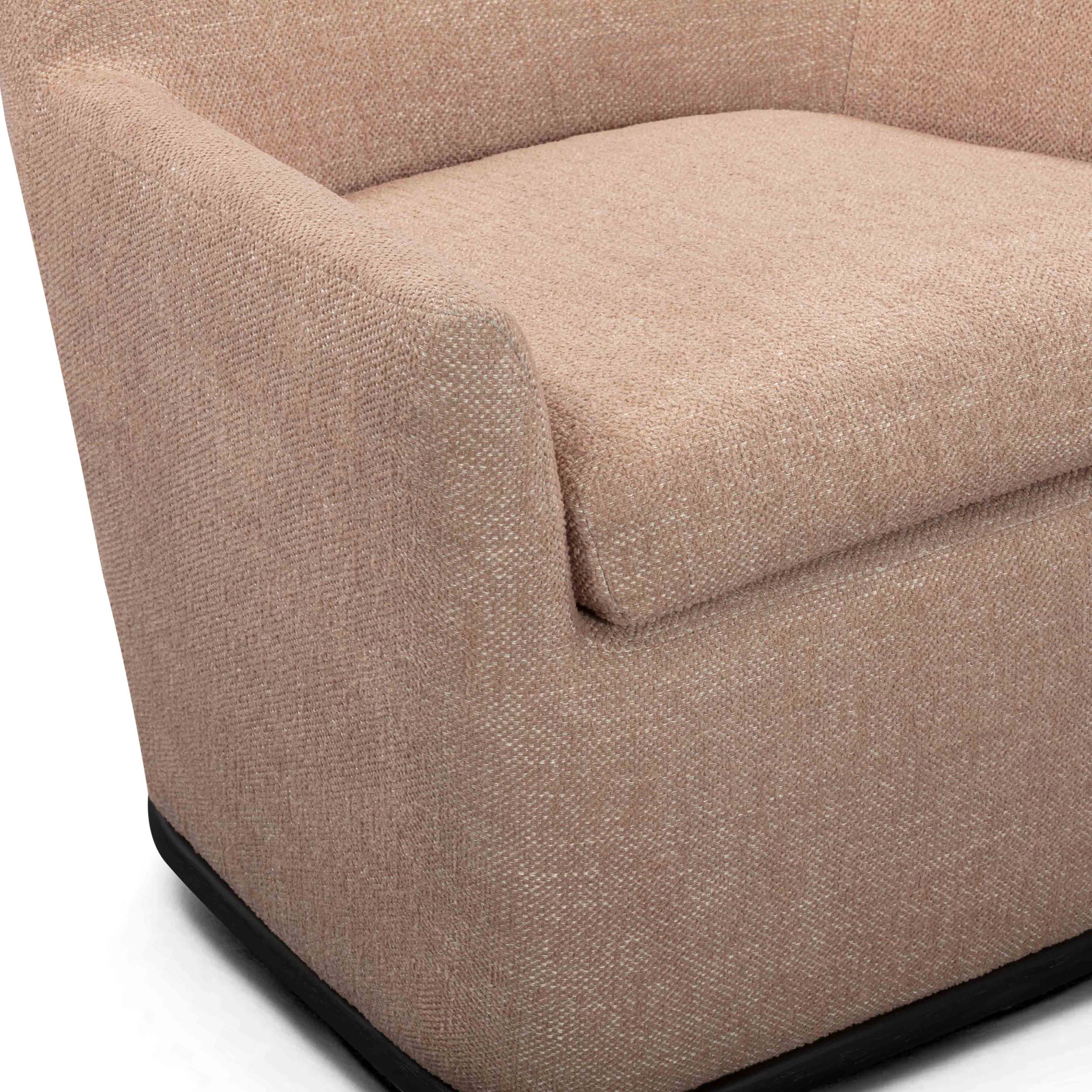 Mado Swivel Chair, Peach - Image 5