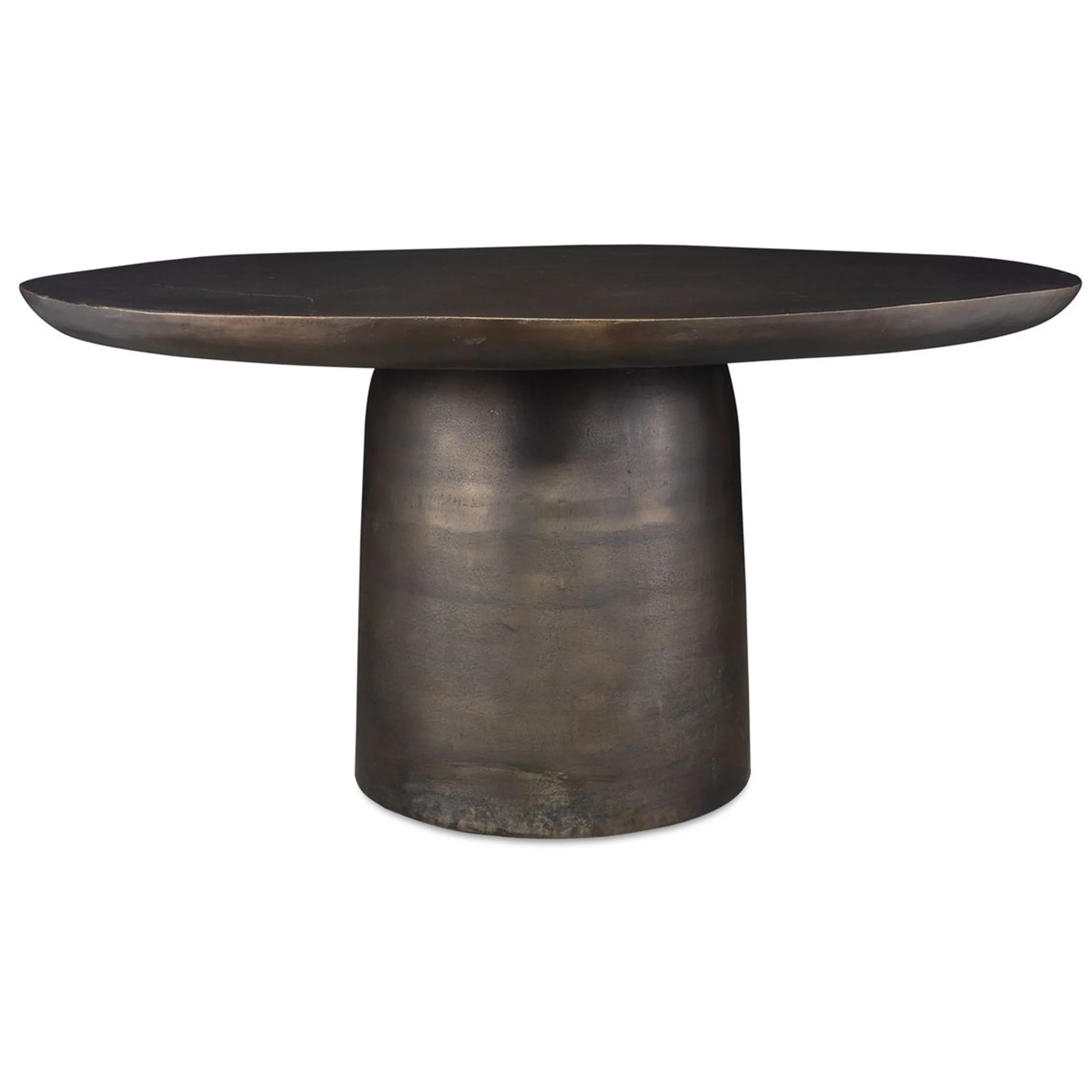 Madrone Dining Table, Golden Dark Bronze