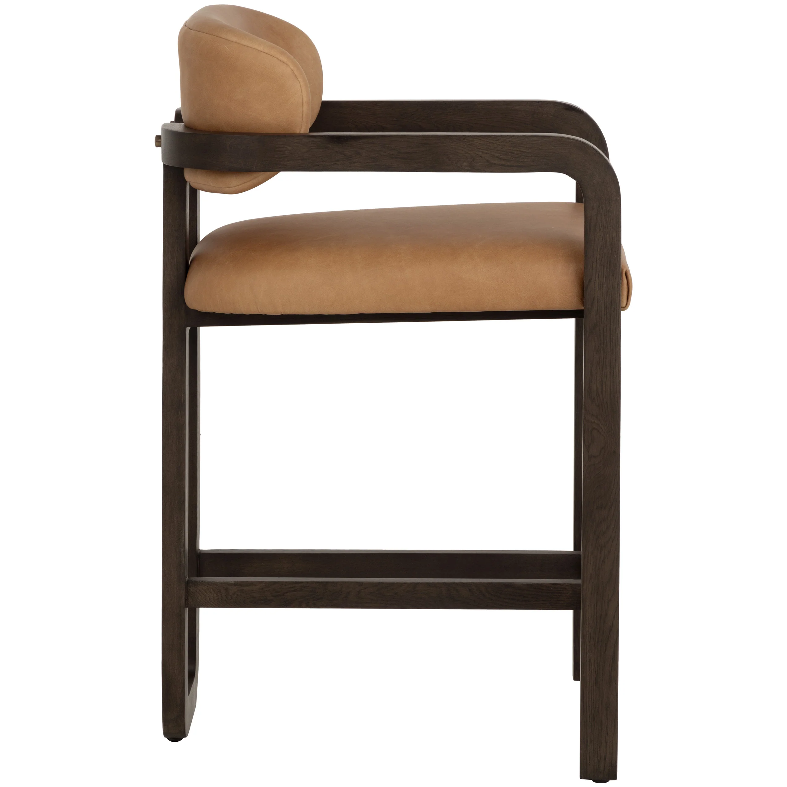 Madrone Leather Bar & Counter Stool, Ludlow Sesame - Image 3