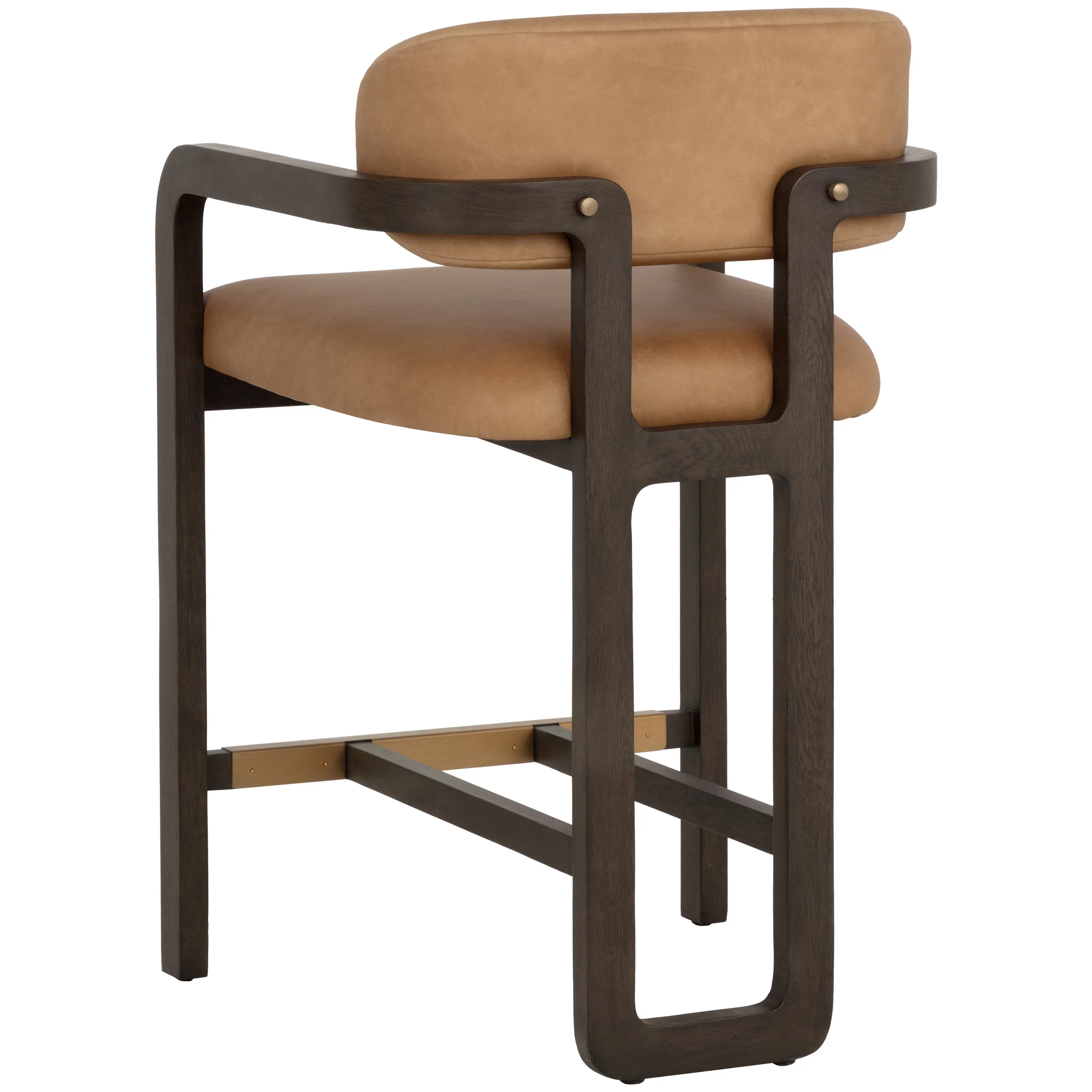 Madrone Leather Bar & Counter Stool, Ludlow Sesame - Image 4