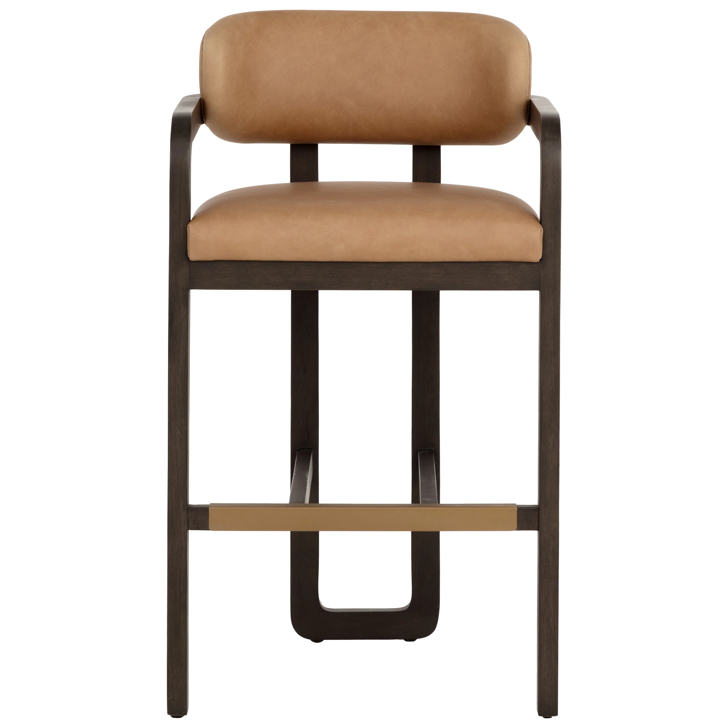 Madrone Leather Bar & Counter Stool, Ludlow Sesame - Image 7