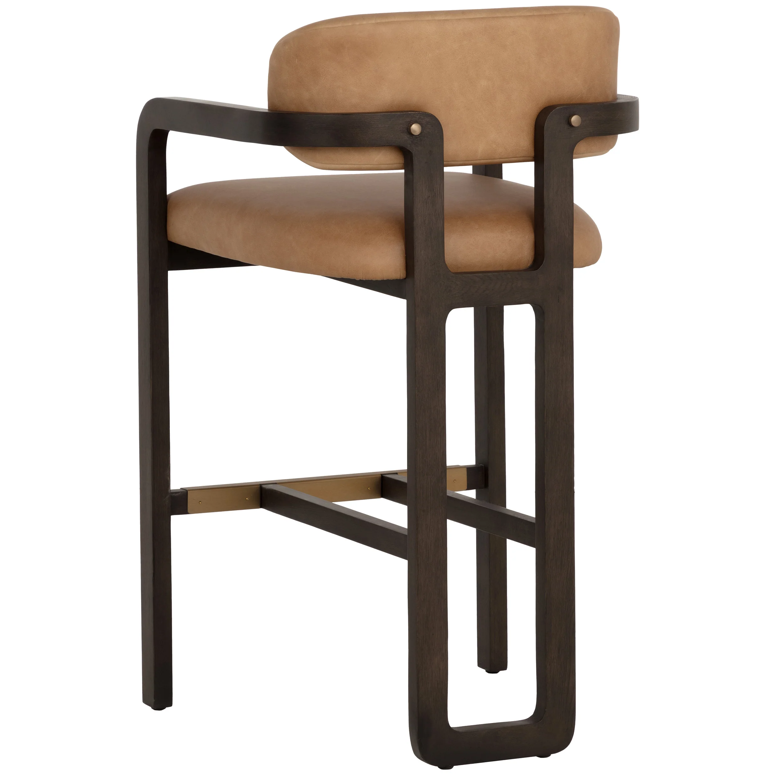 Madrone Leather Bar & Counter Stool, Ludlow Sesame - Image 9