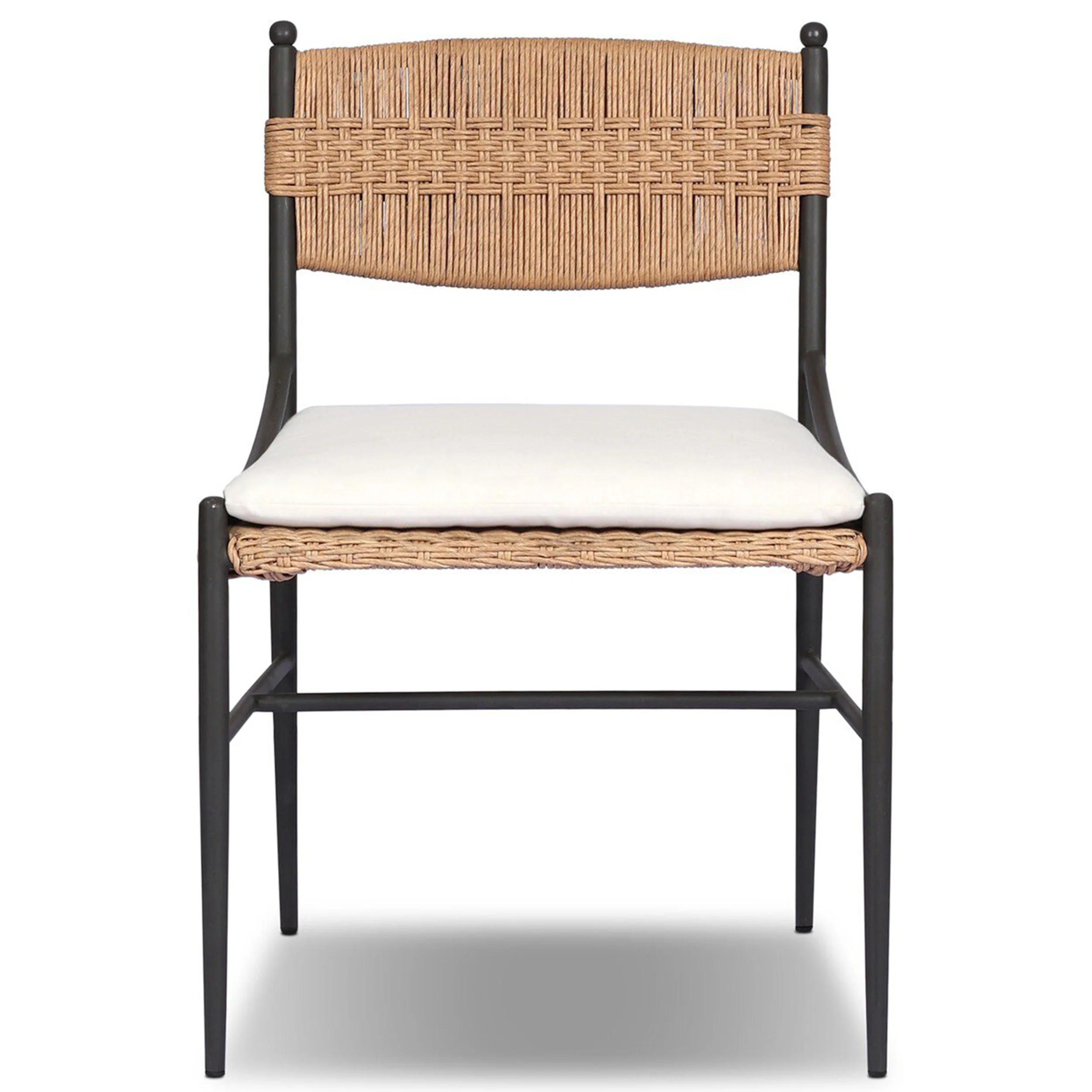 Mae Outdoor Dining Chair, Liller Flax, Set of 2 by Amber Lewis x Four Hands - Image 2