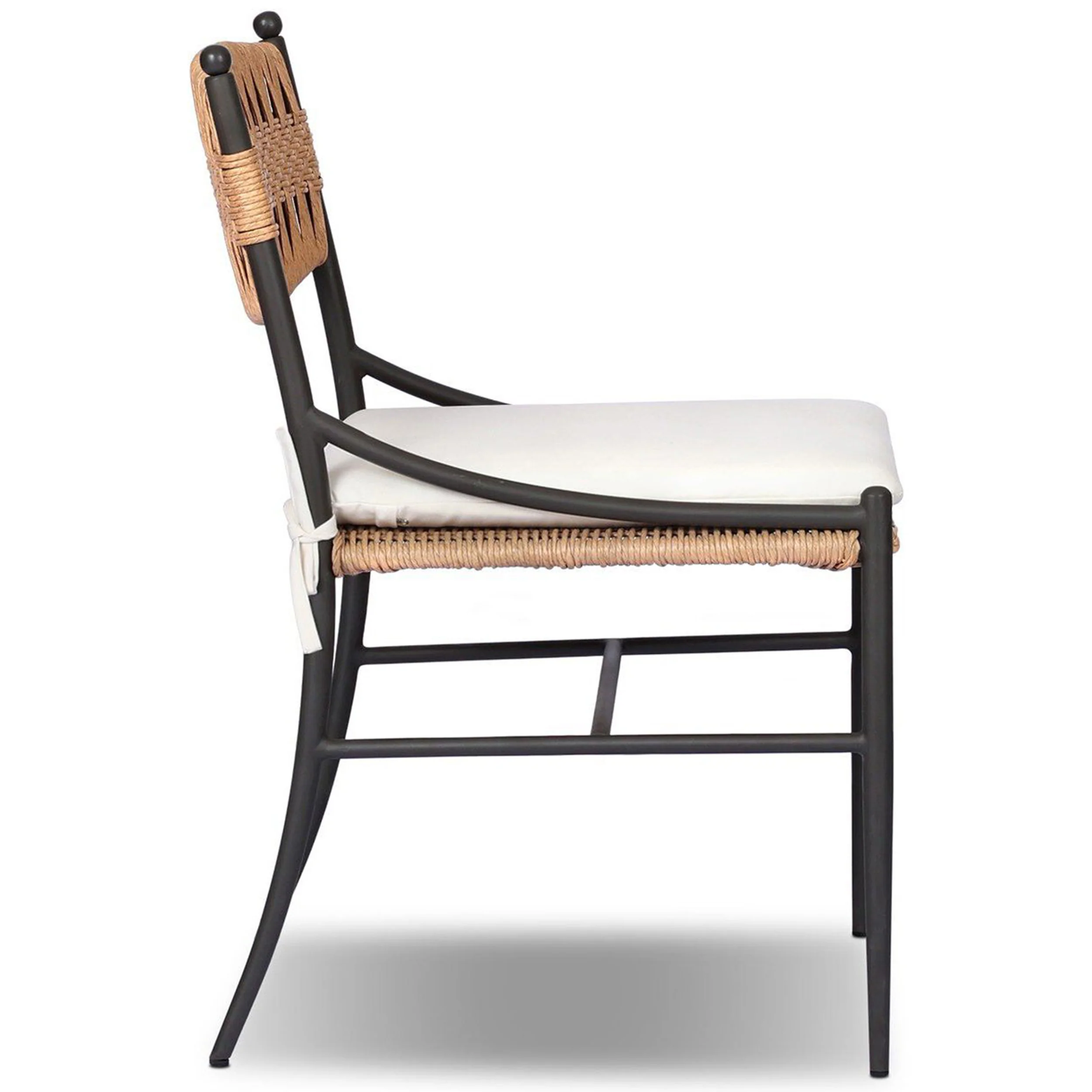 Mae Outdoor Dining Chair, Liller Flax, Set of 2 by Amber Lewis x Four Hands - Image 3