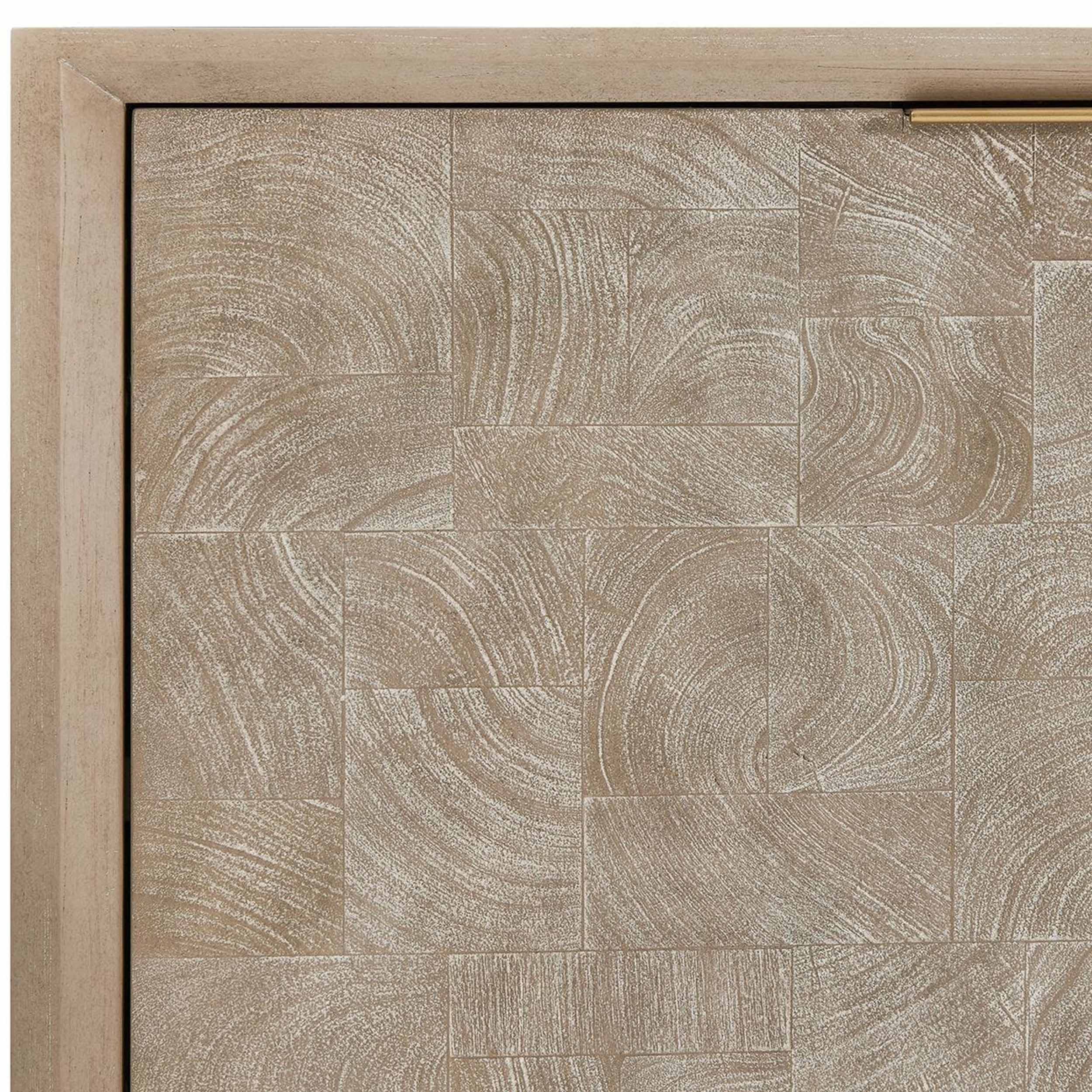 Maeva 3 Door Cabinet, Light Natural - Image 6