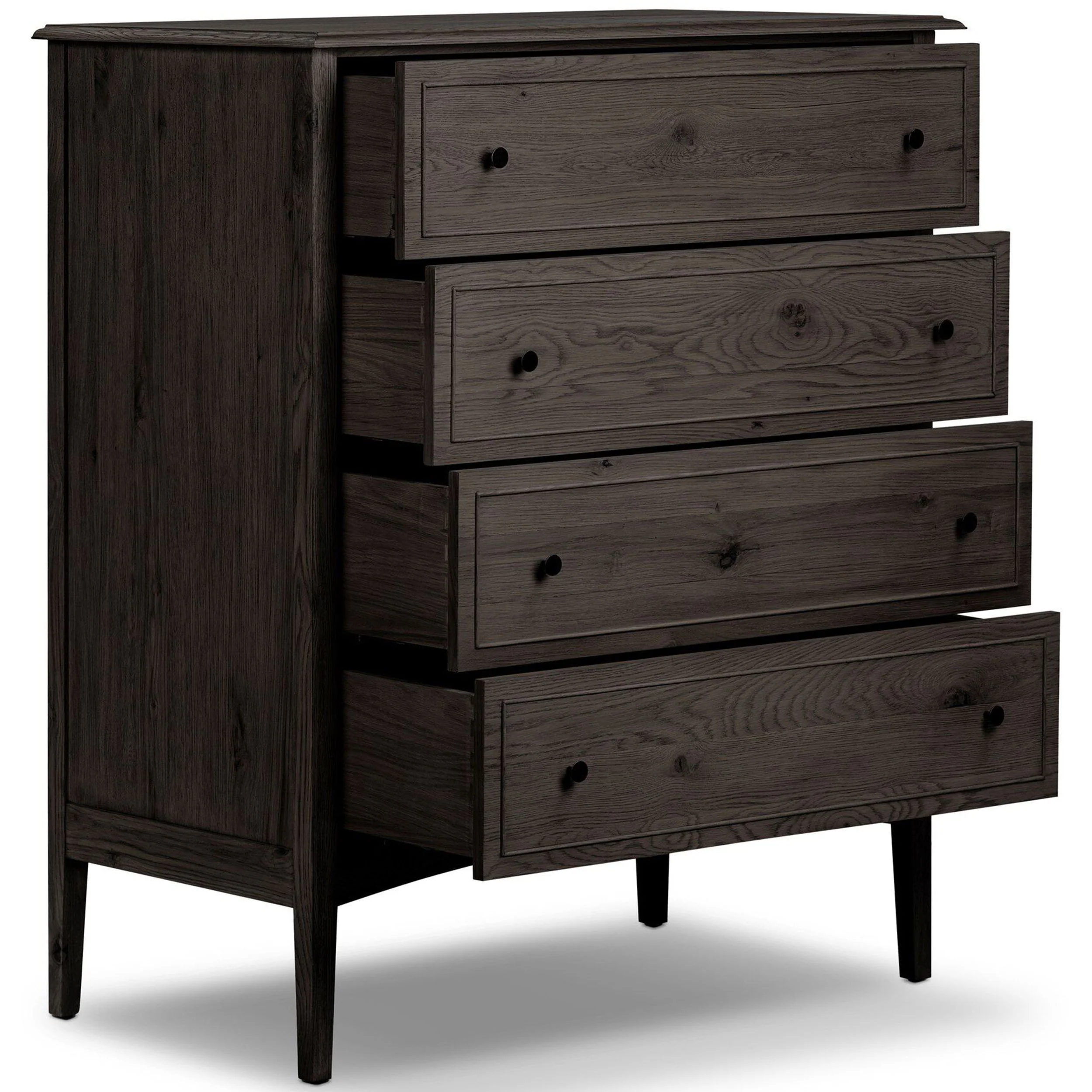 Maggie Tall Chest, Smoked Black by Four Hands - Image 4
