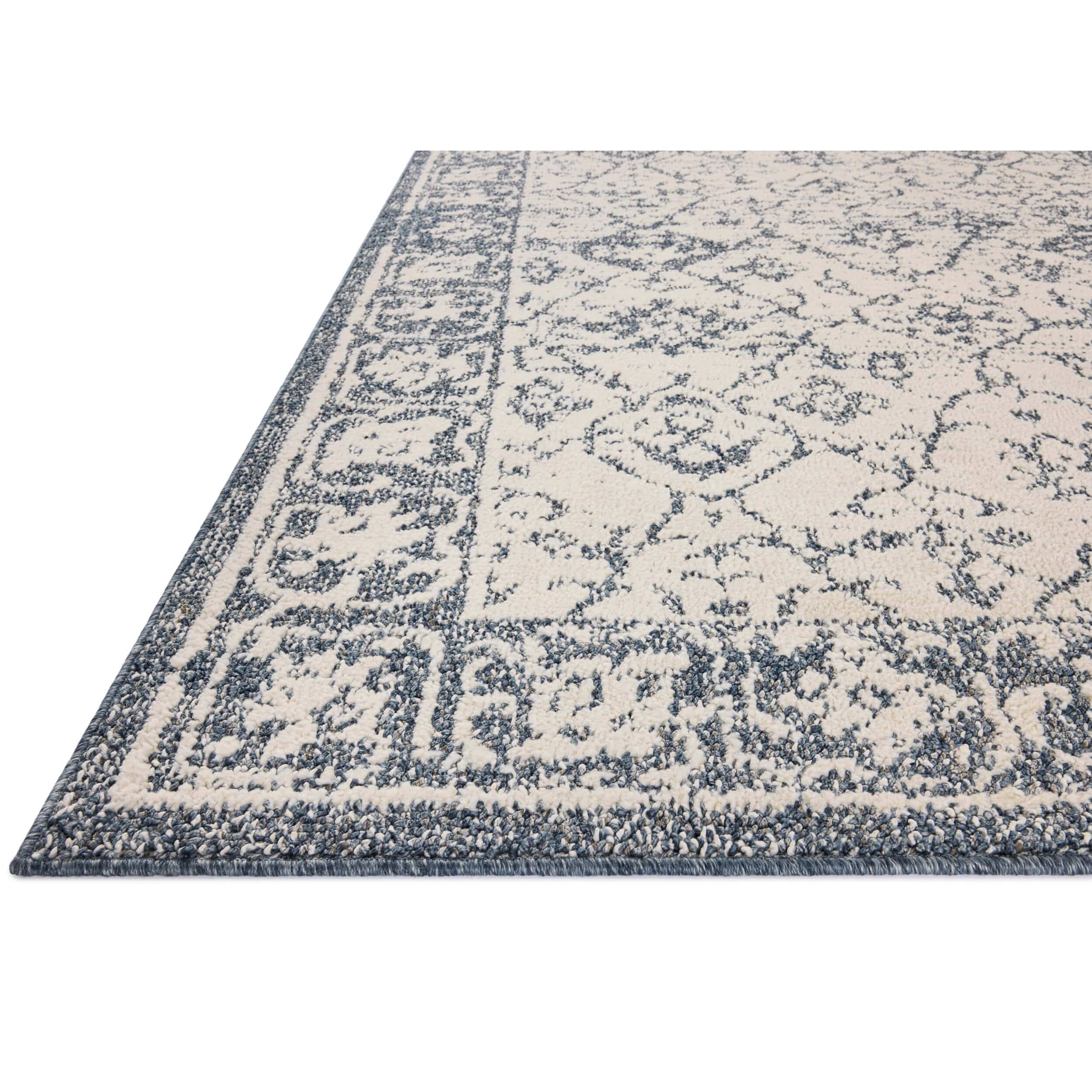 Magnolia Home by Joanna Gaines × Loloi Rug Gigi GIG-02, Ivory/Blue - Image 2
