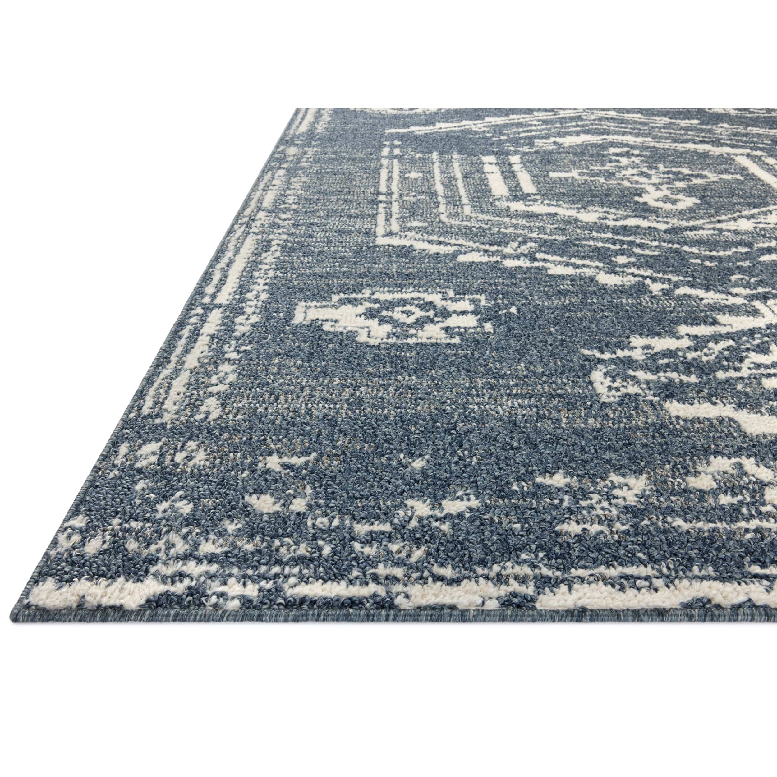 Magnolia Home by Joanna Gaines × Loloi Rug Gigi GIG-03, Denim/Ivory - Image 2