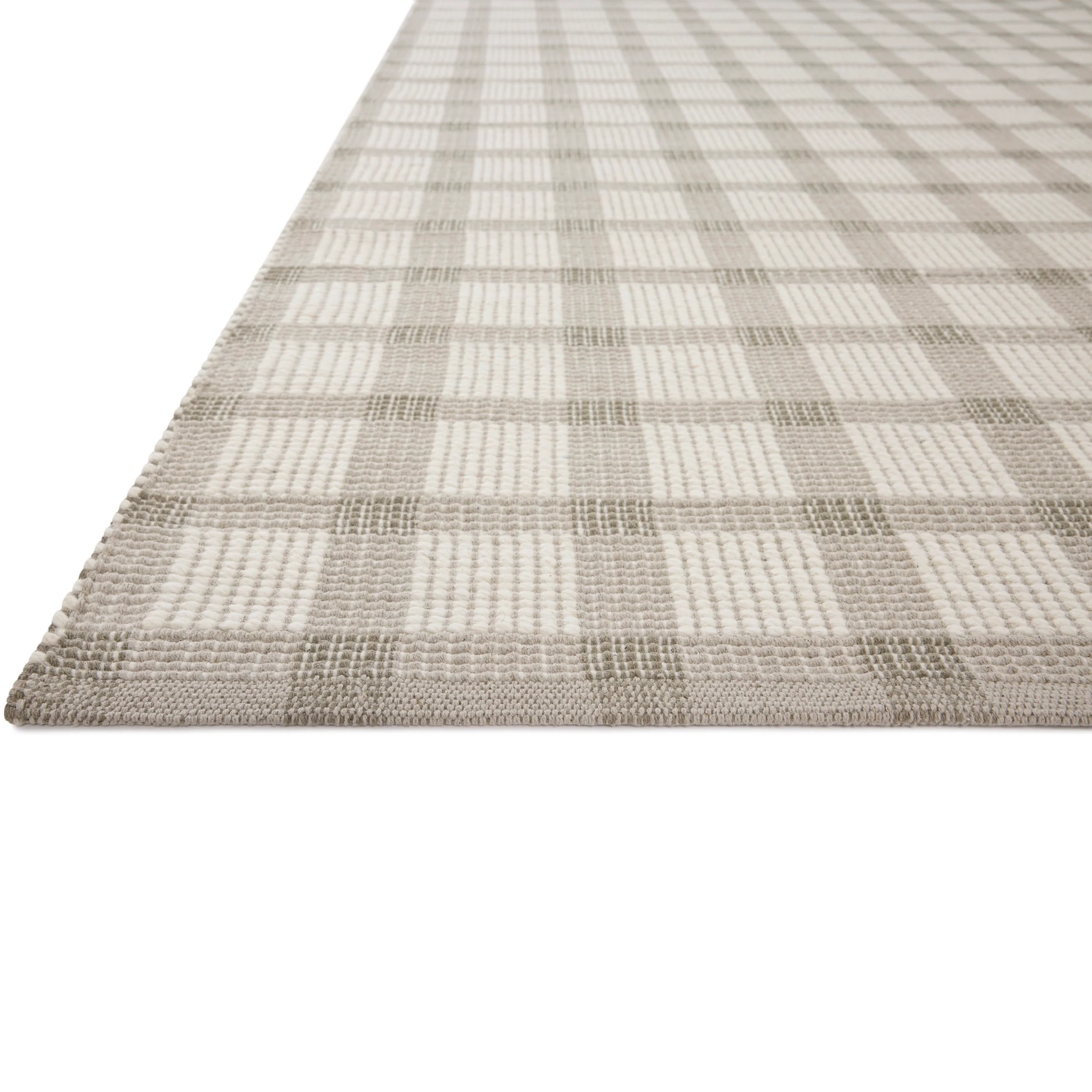 Magnolia Home by Joanna Gaines × Loloi Rug Ryder RYD-02, Stone/Ivory - Image 2