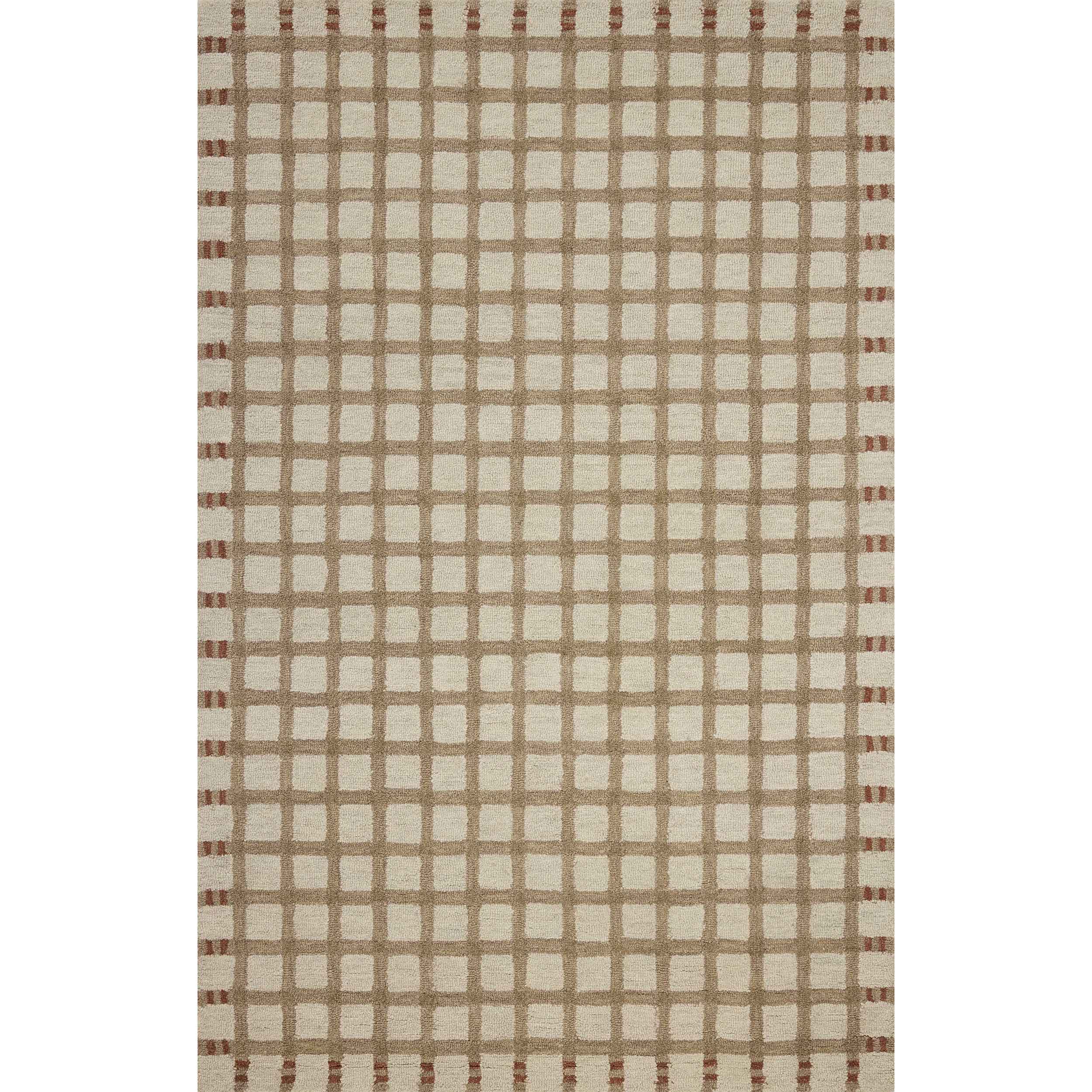 Magnolia Home by Joanna Gaines × Loloi Rug Waylon WAY-02, Natural/Rust