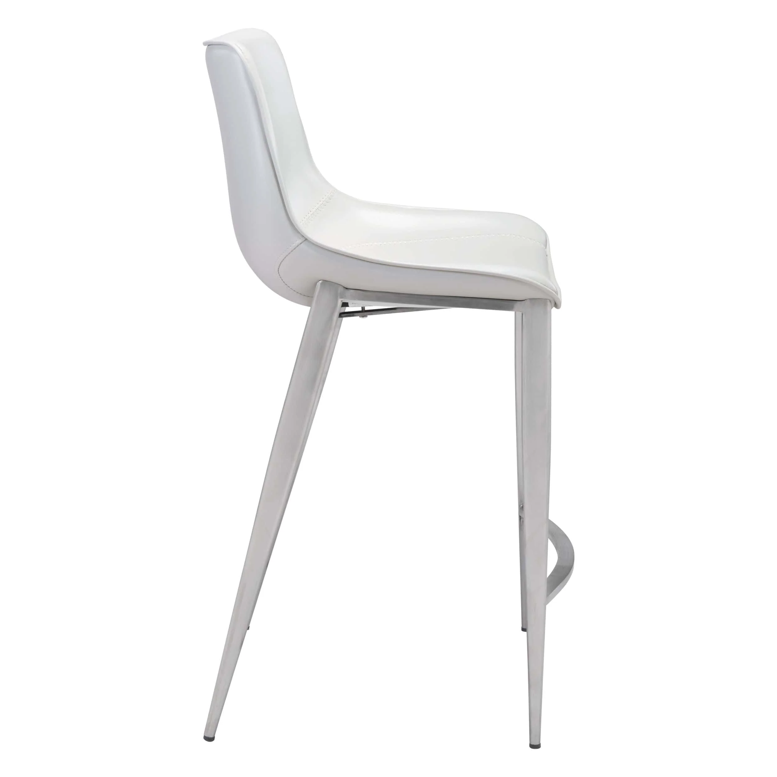 Magnus Counter Stool, White, Set of 2 - Image 3