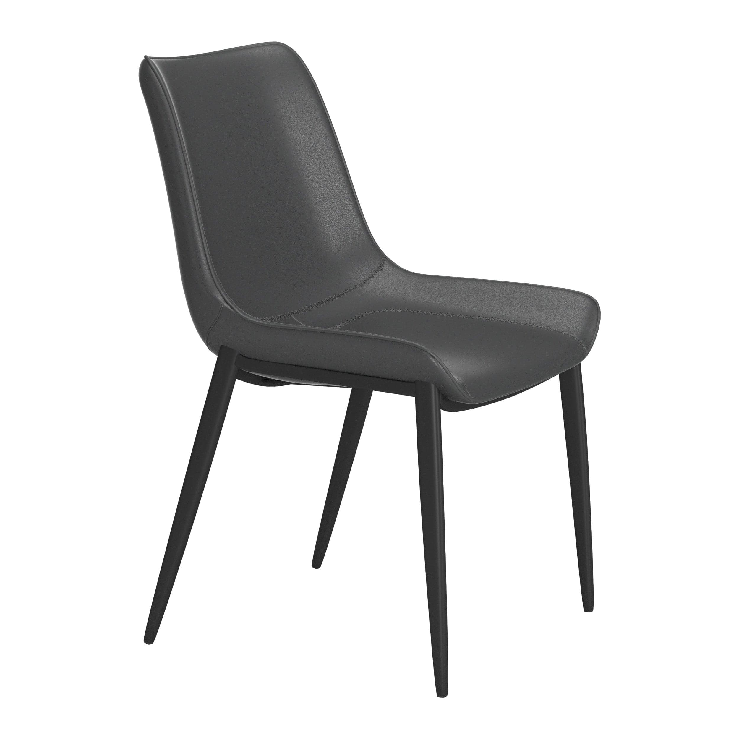 Magnus Dining Chair, Black, Set of 2