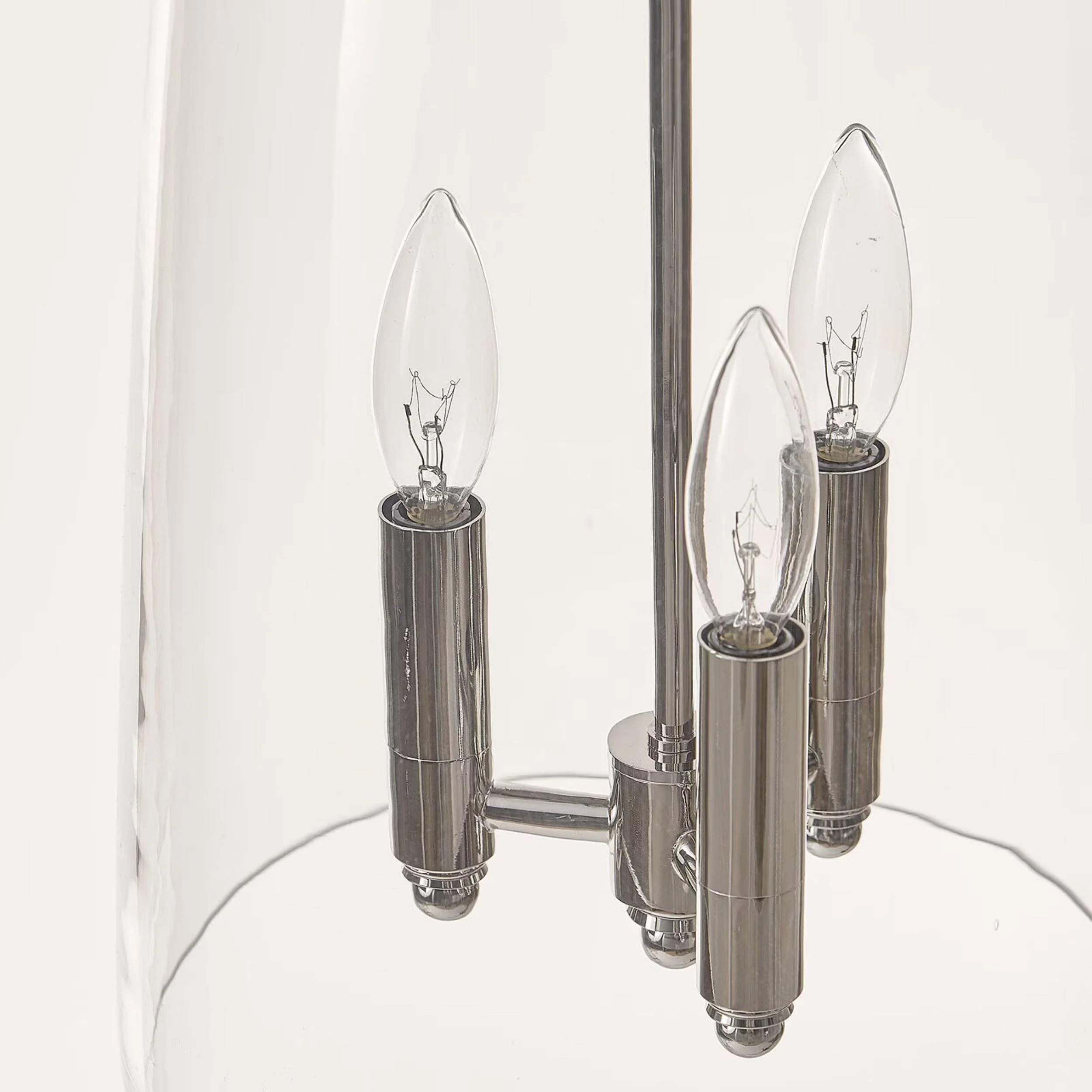 Maiden Glass Pendant, Polished Nickel - Image 3