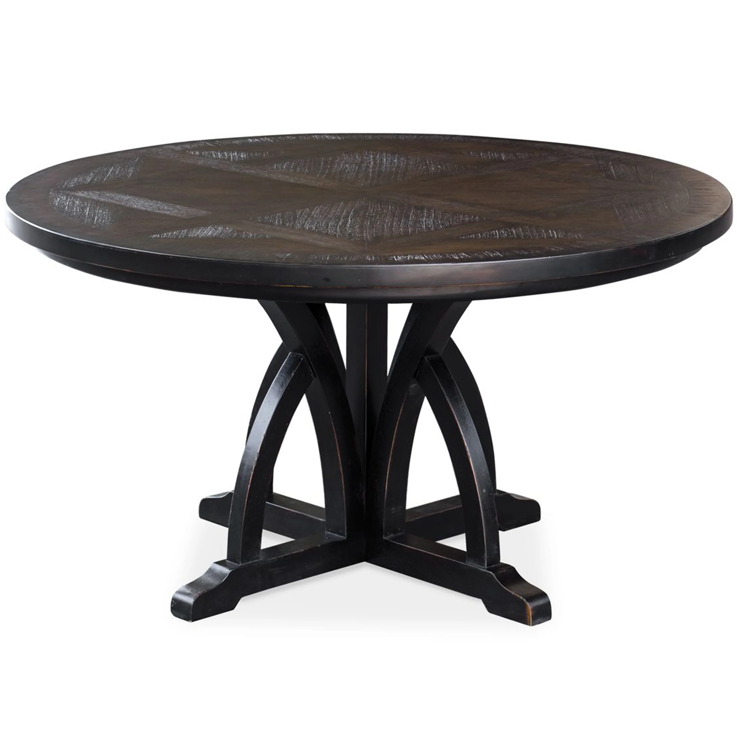 Maiva Dining Table, Weathered Black