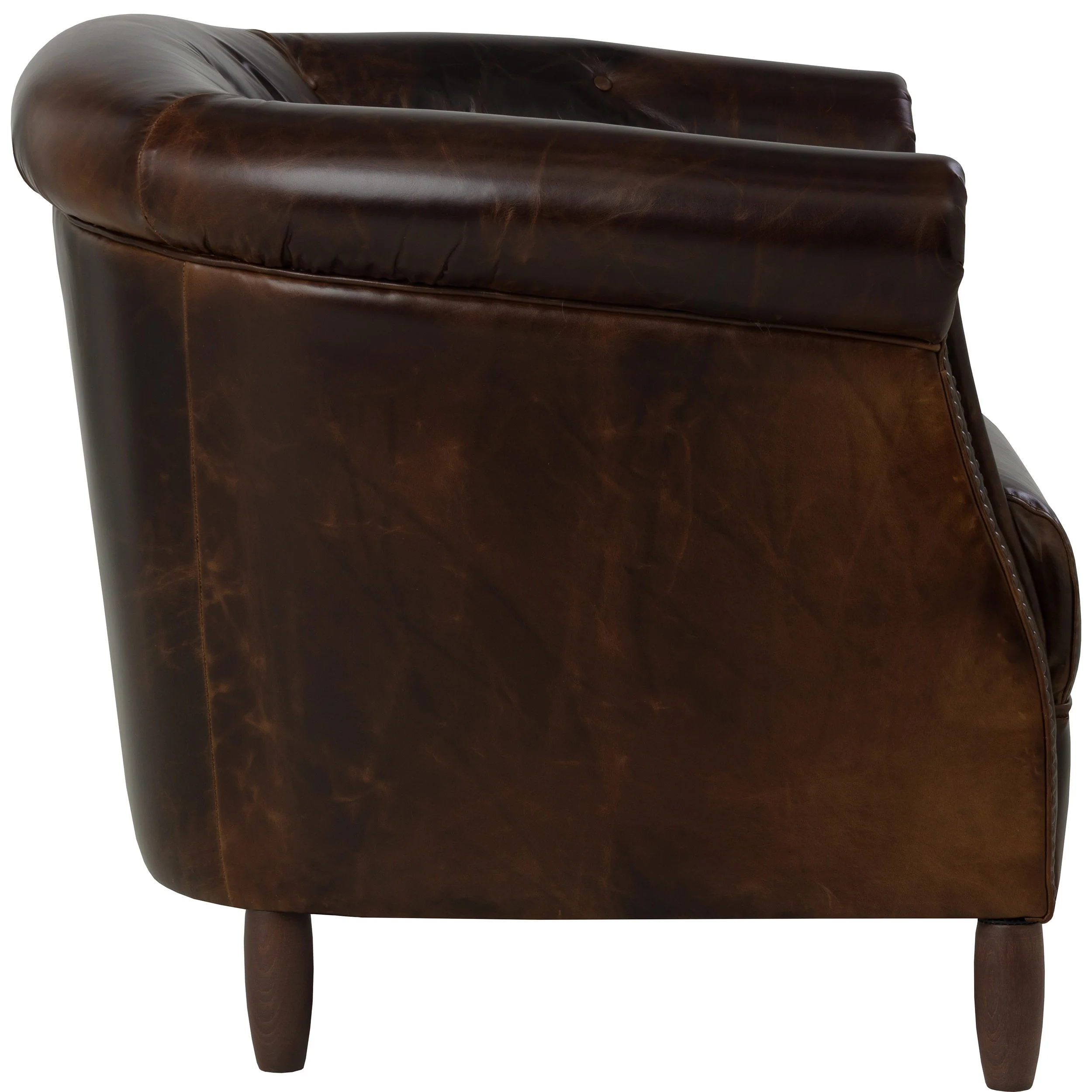 Marjorie Lounge Chair, Chocolate - Image 3
