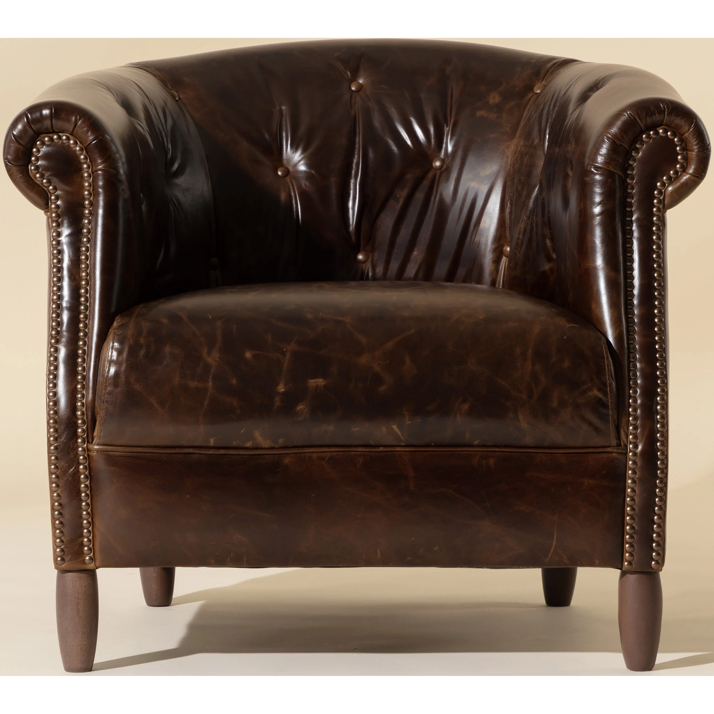 Marjorie Lounge Chair, Chocolate - Image 5
